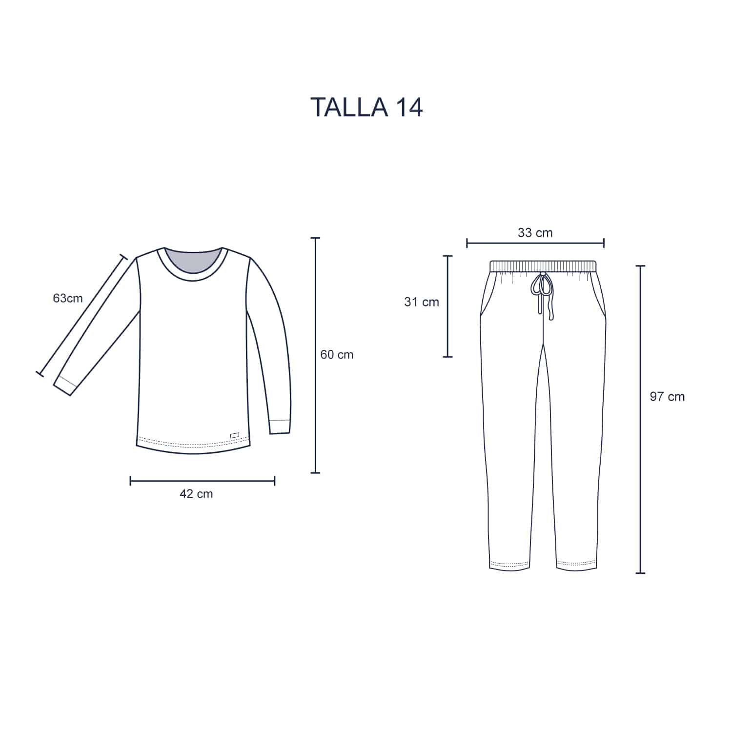 Conjunto Manga Larga de Invierno para Niñas