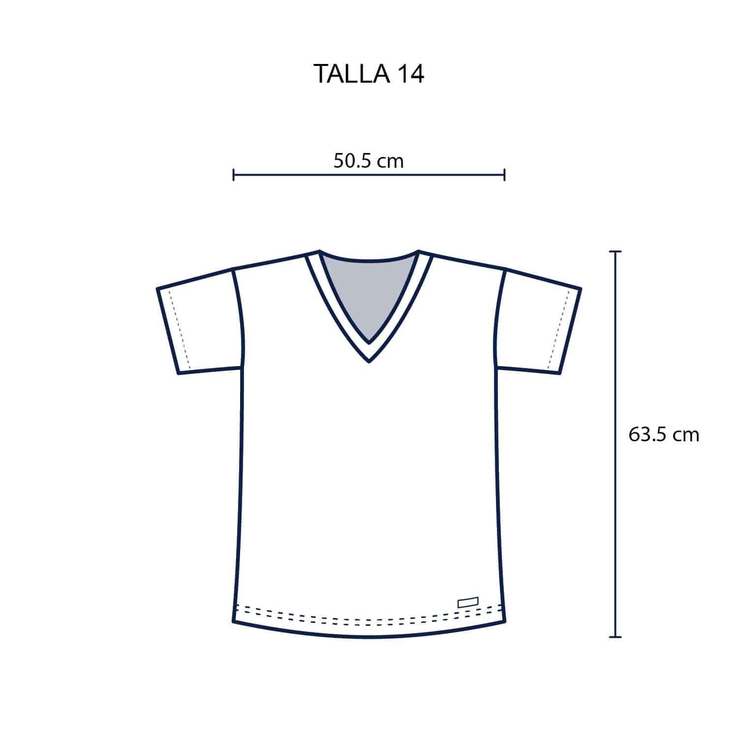 Polo Cuello V Manga Corta Unisex para Niños – Pack x3