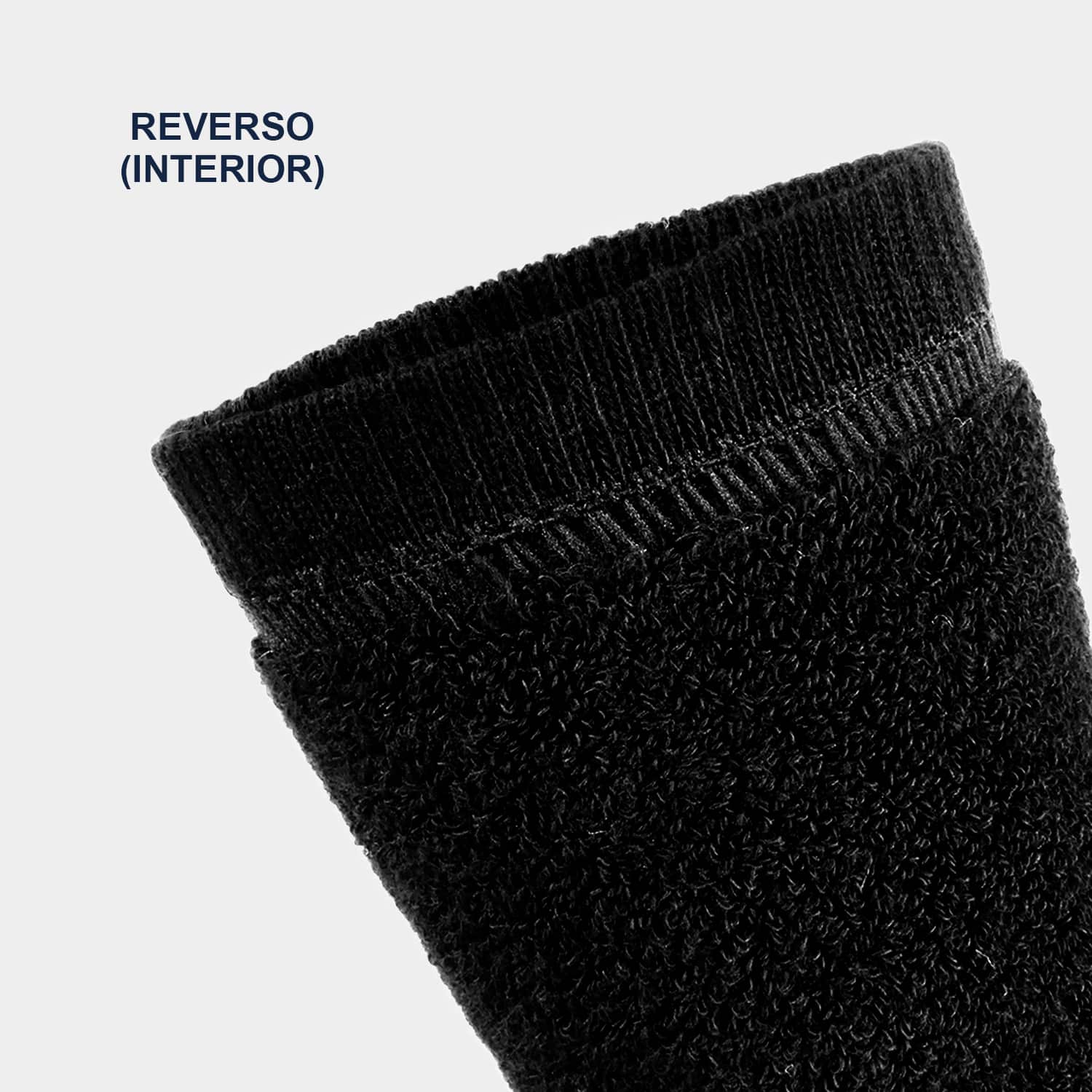 Media Felpa Tobillera Unisex para Adultos – Pack x3