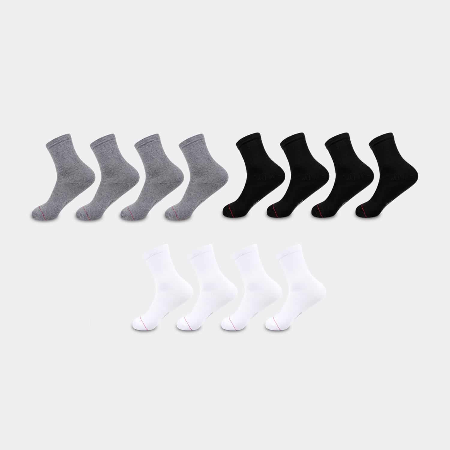 Media Sport Clásica Unisex para Adultos – Pack x12