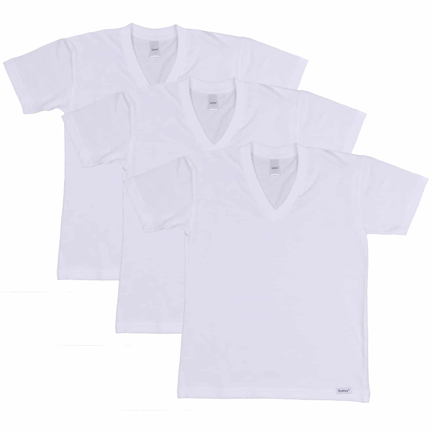 Polo Cuello V Manga Corta Unisex para Niños – Pack x3