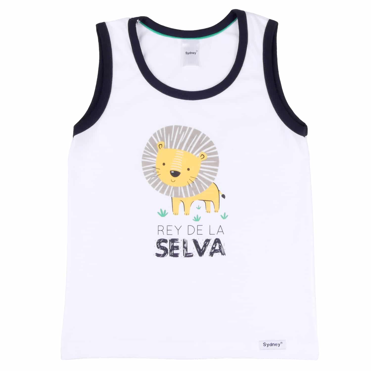 Polo Estampado sin Mangas para Niños