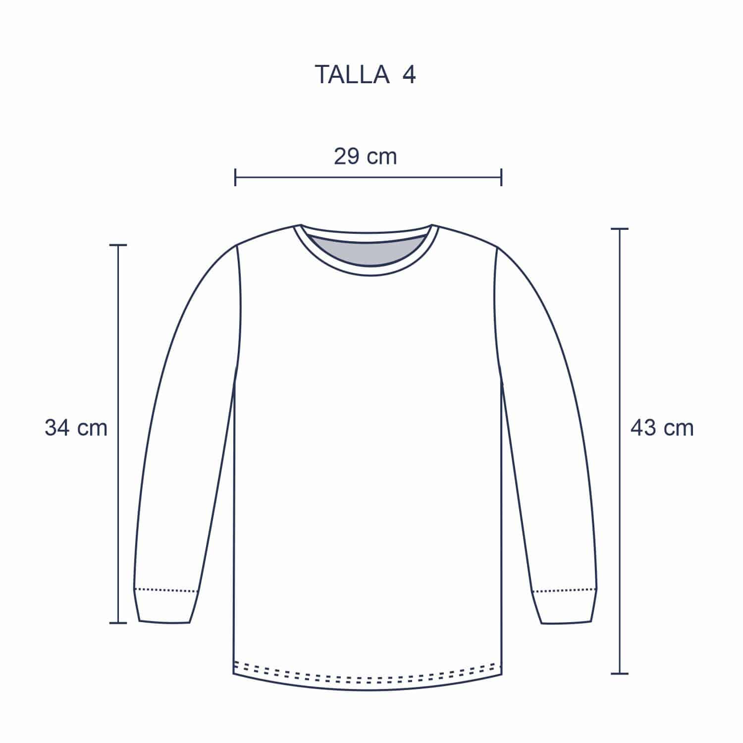 Polo Manga Larga Unisex para Media Estación