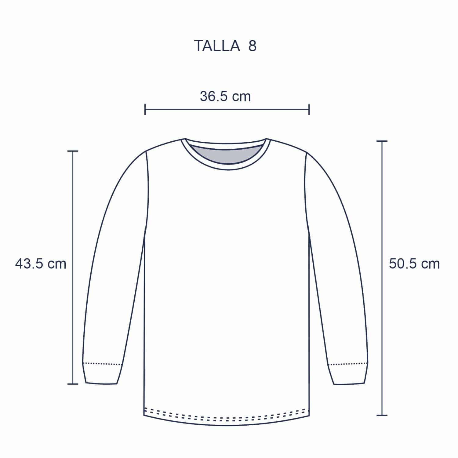Polo Manga Larga Unisex para Media Estación
