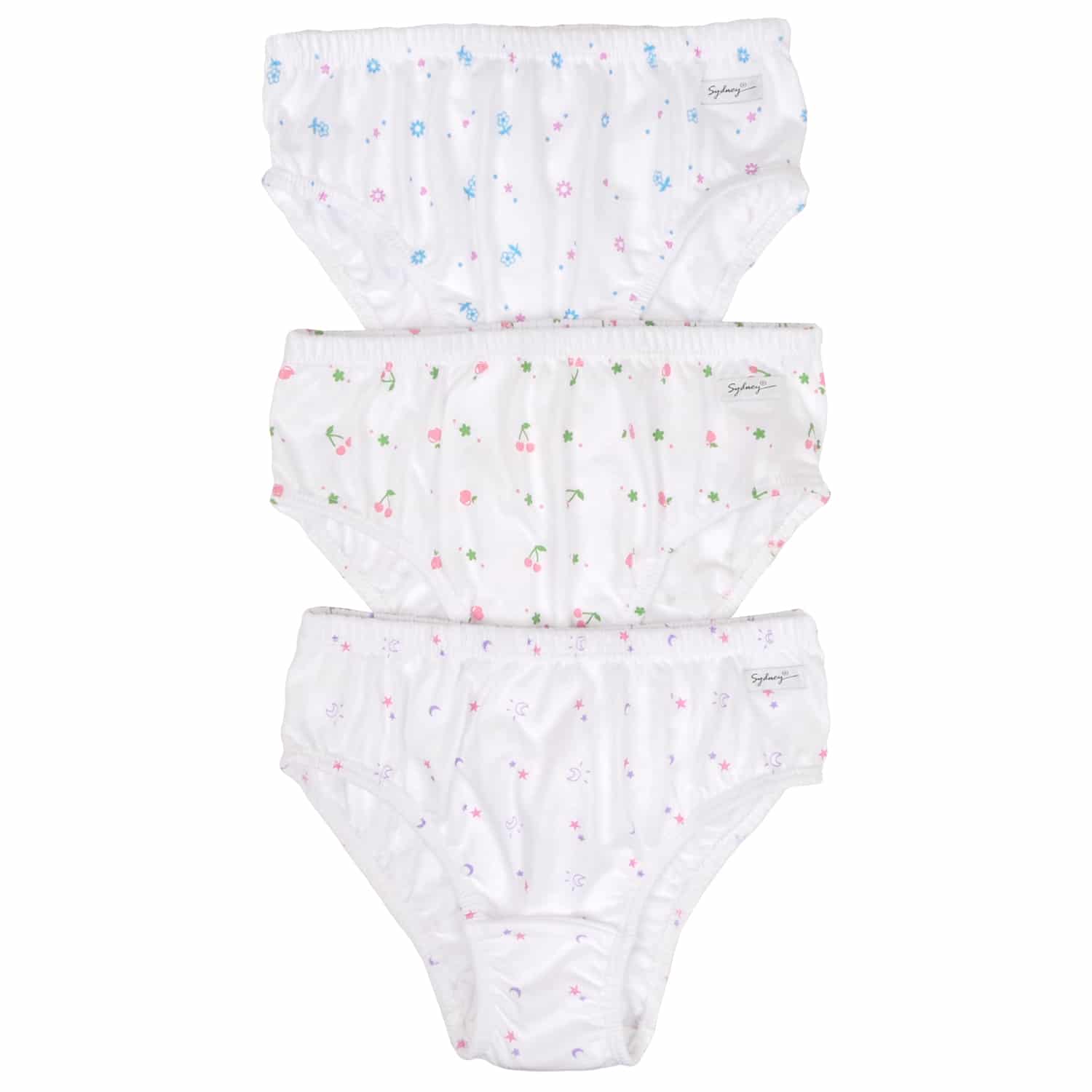 Trusa Clásica para Niñas Estampada T-14 – Pack x3