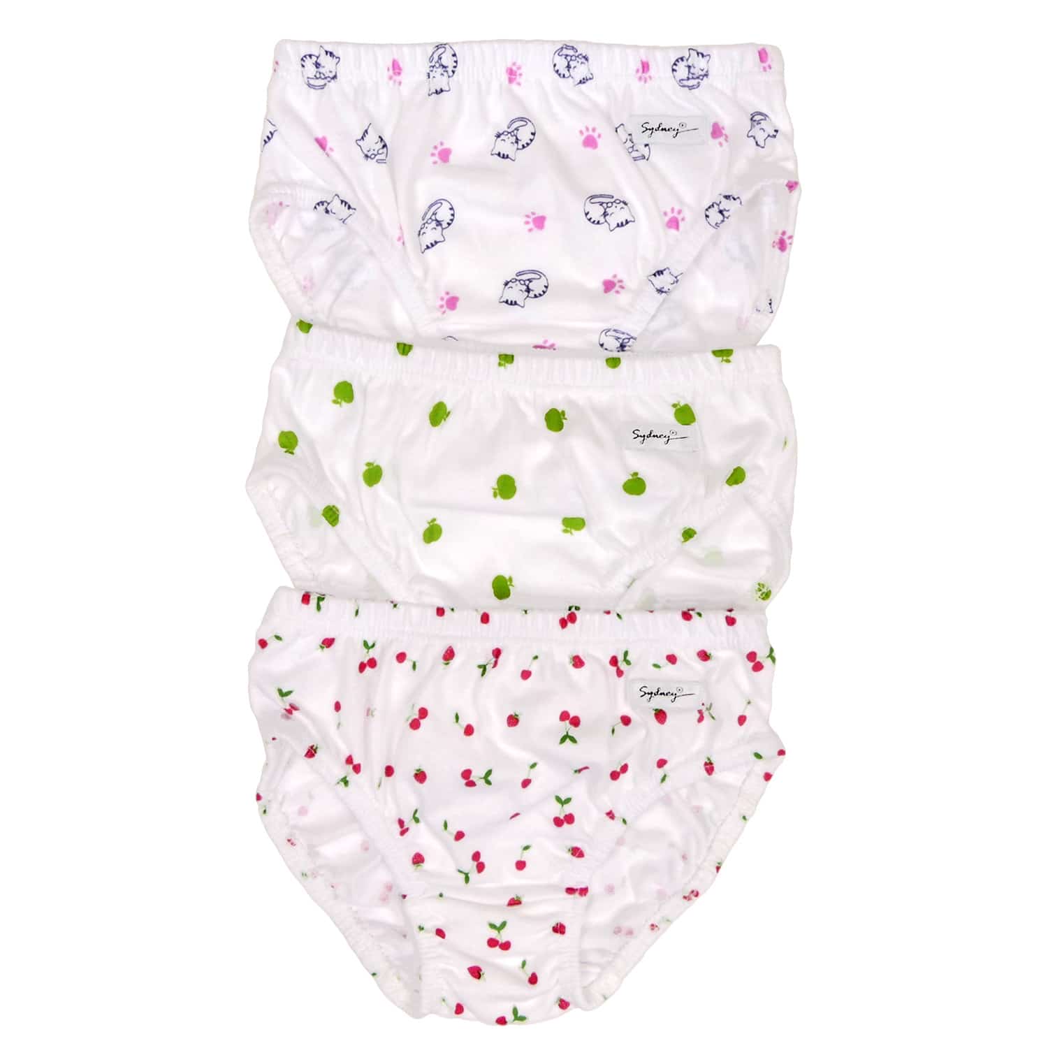 Trusa Clásica para Niñas Estampada T-8 - Pack x3