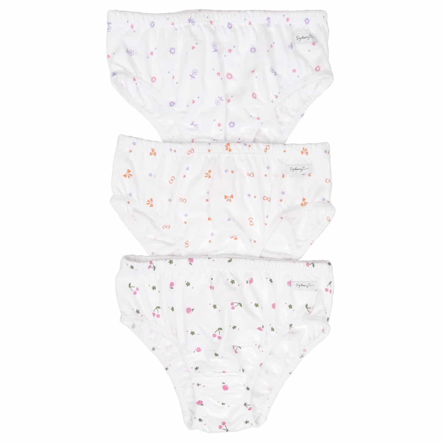 Trusa Clásica para Niñas Estampada T-14 – Pack x3