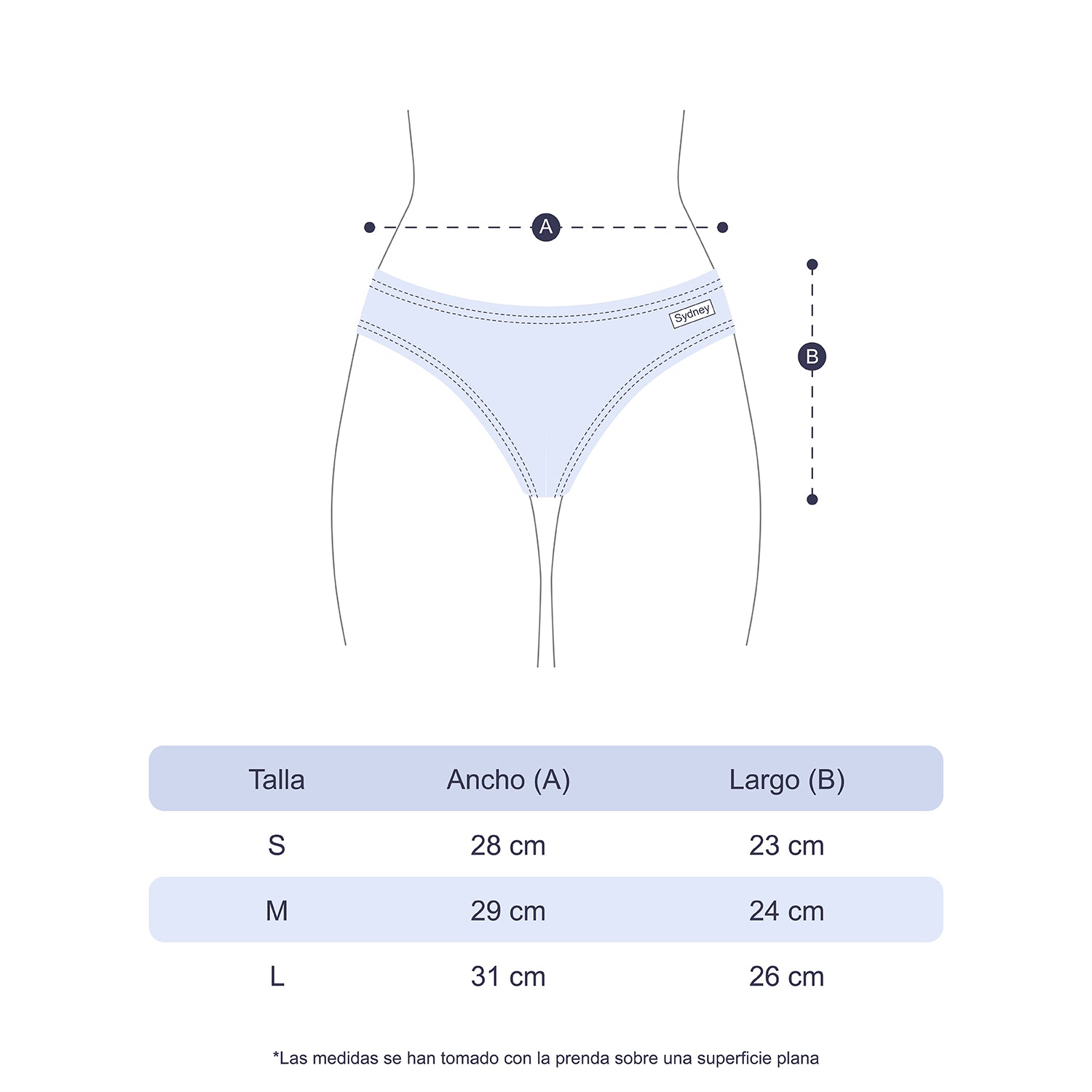 Bikini para Dama Clásico Estampado T-M - Pack x3