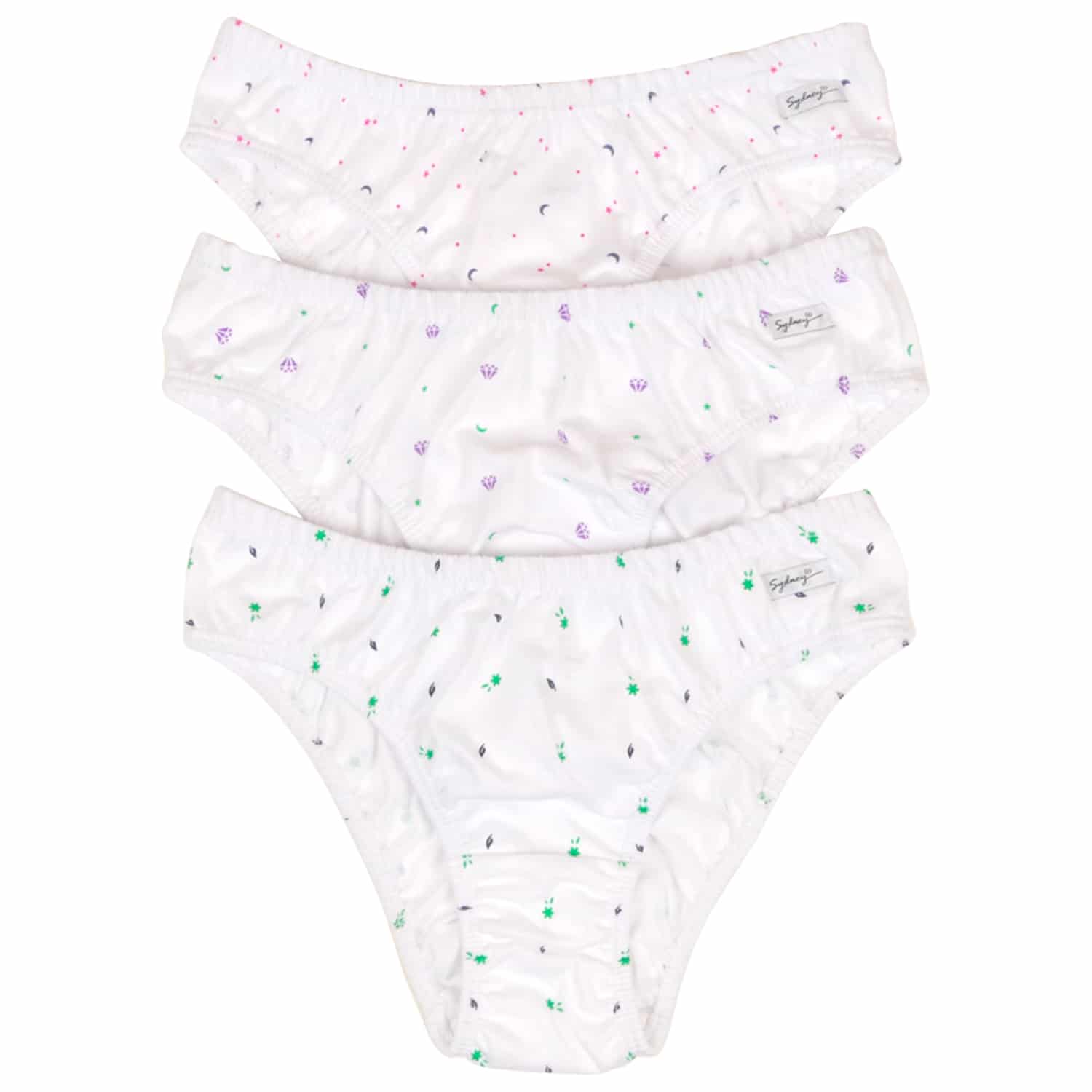 Bikini para Dama Clásico Estampado T-S - Pack x3