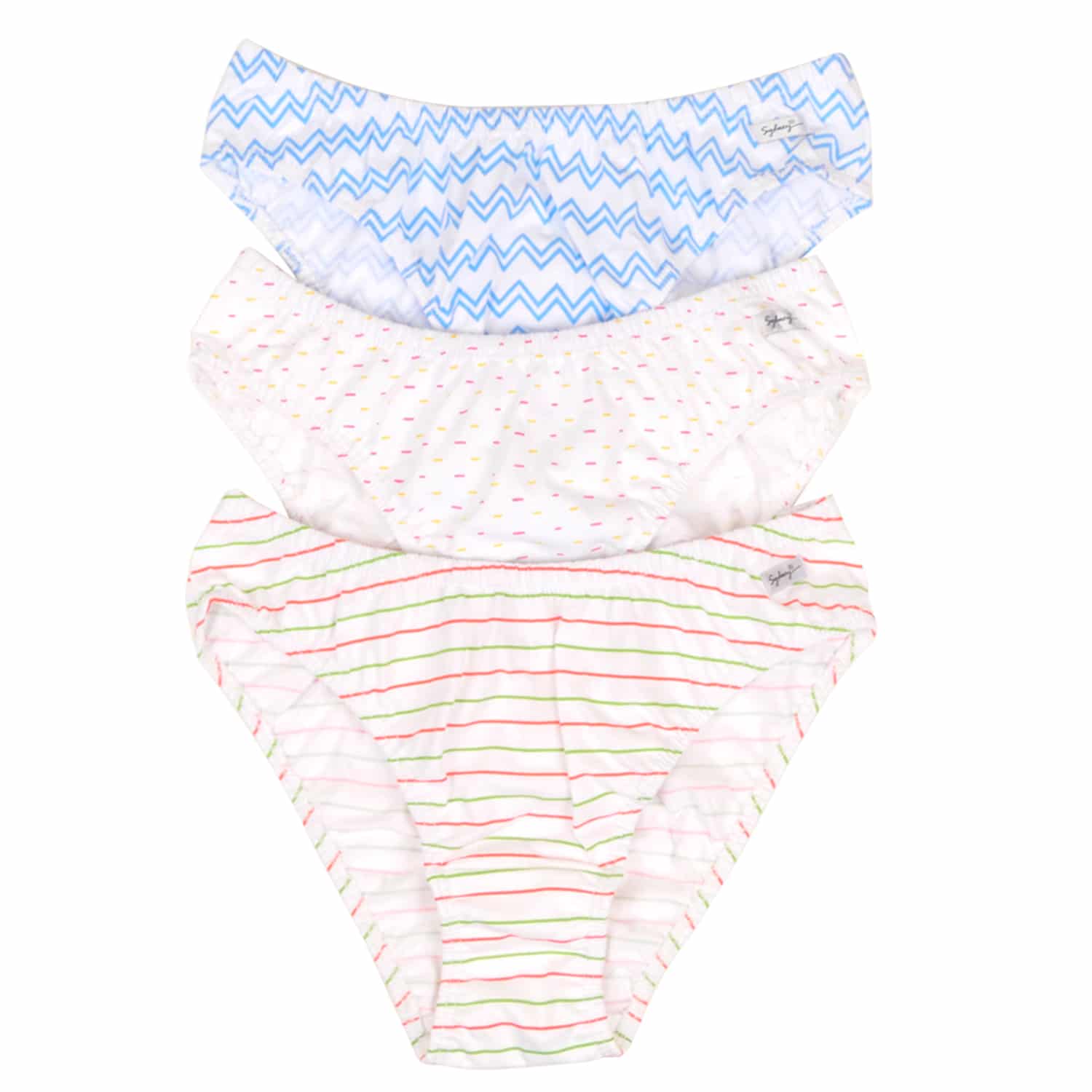 Bikini para Dama Clásico Estampado T-M - Pack x3