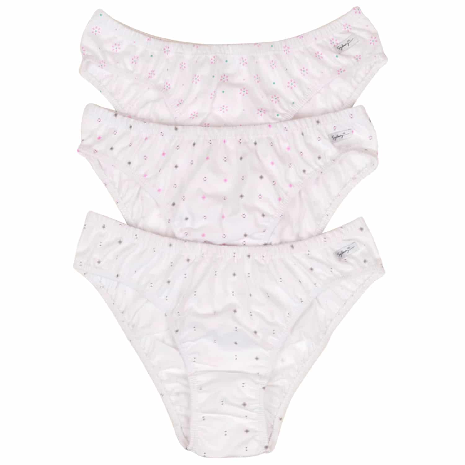 Bikini para Dama Clásico Estampado T-L - Pack x3