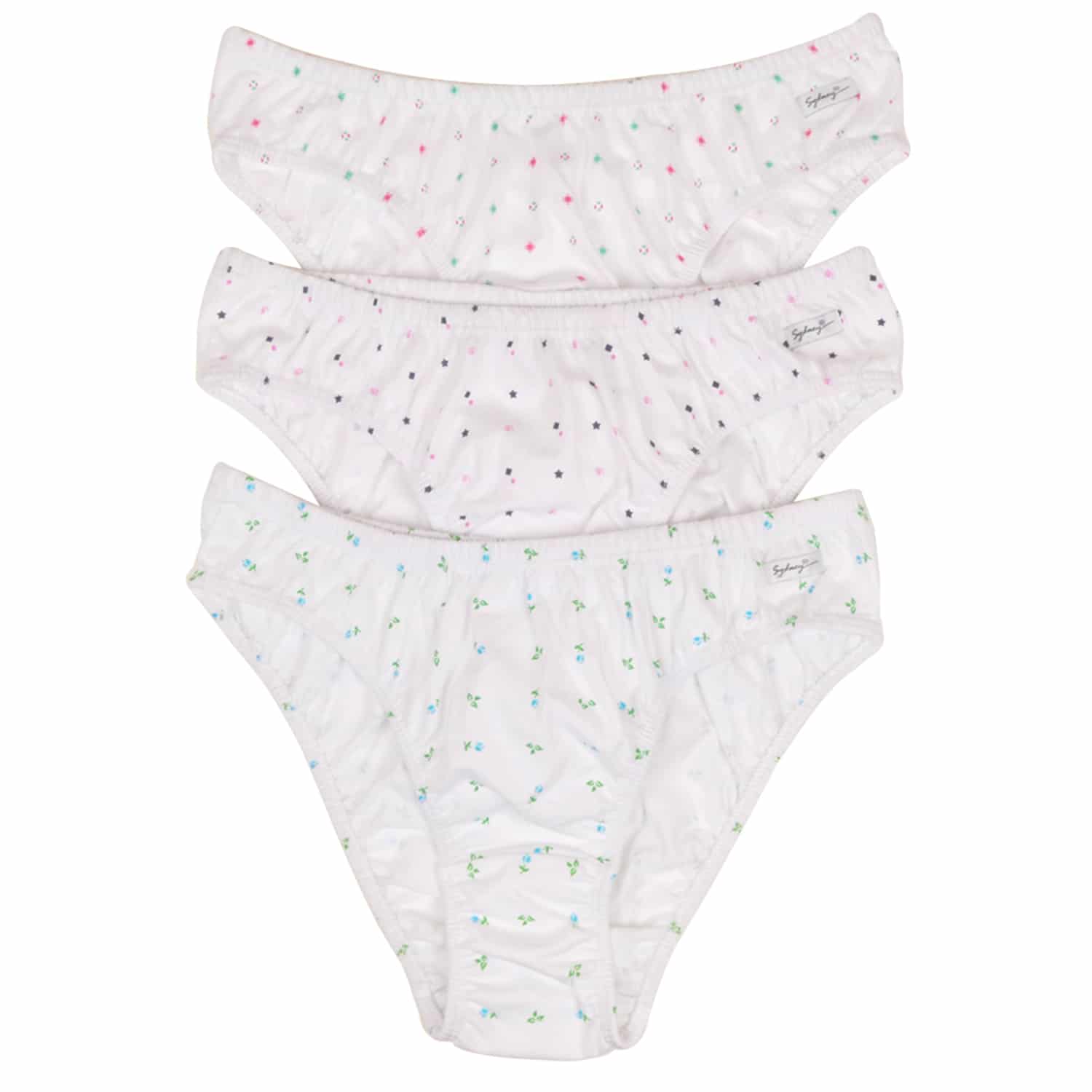 Bikini para Dama Clásico Estampado T-L - Pack x3