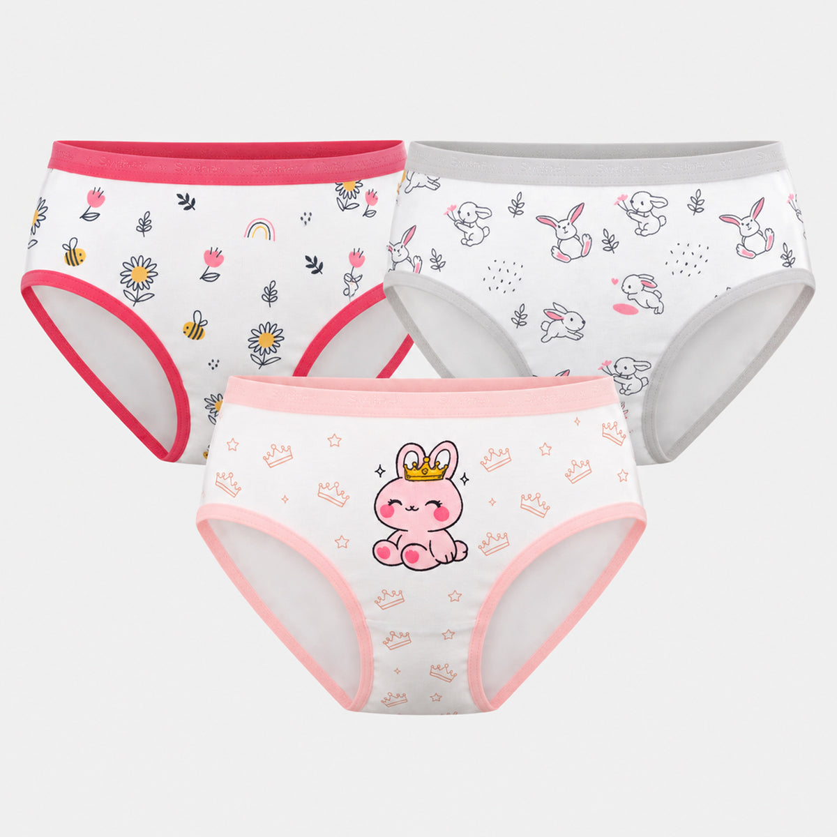Trusa Moderna para Niñas Estampada T - 10 – Pack x3