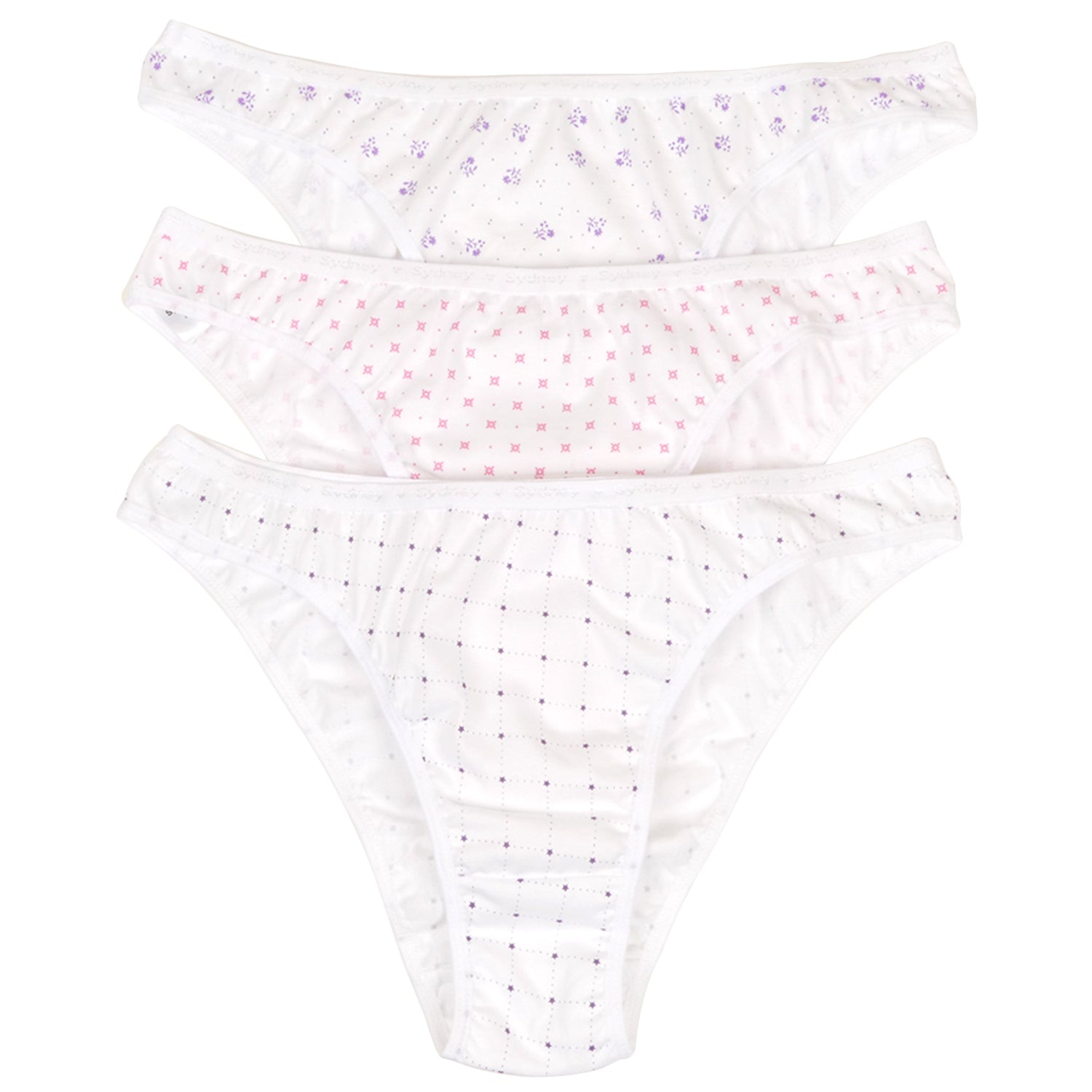 Bikini para Dama Moderno Estampado T-XL – Pack x3