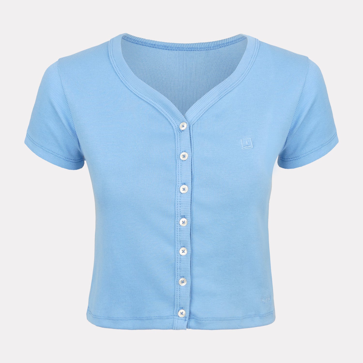 Polo con Botones para Dama - Colección Acanalada