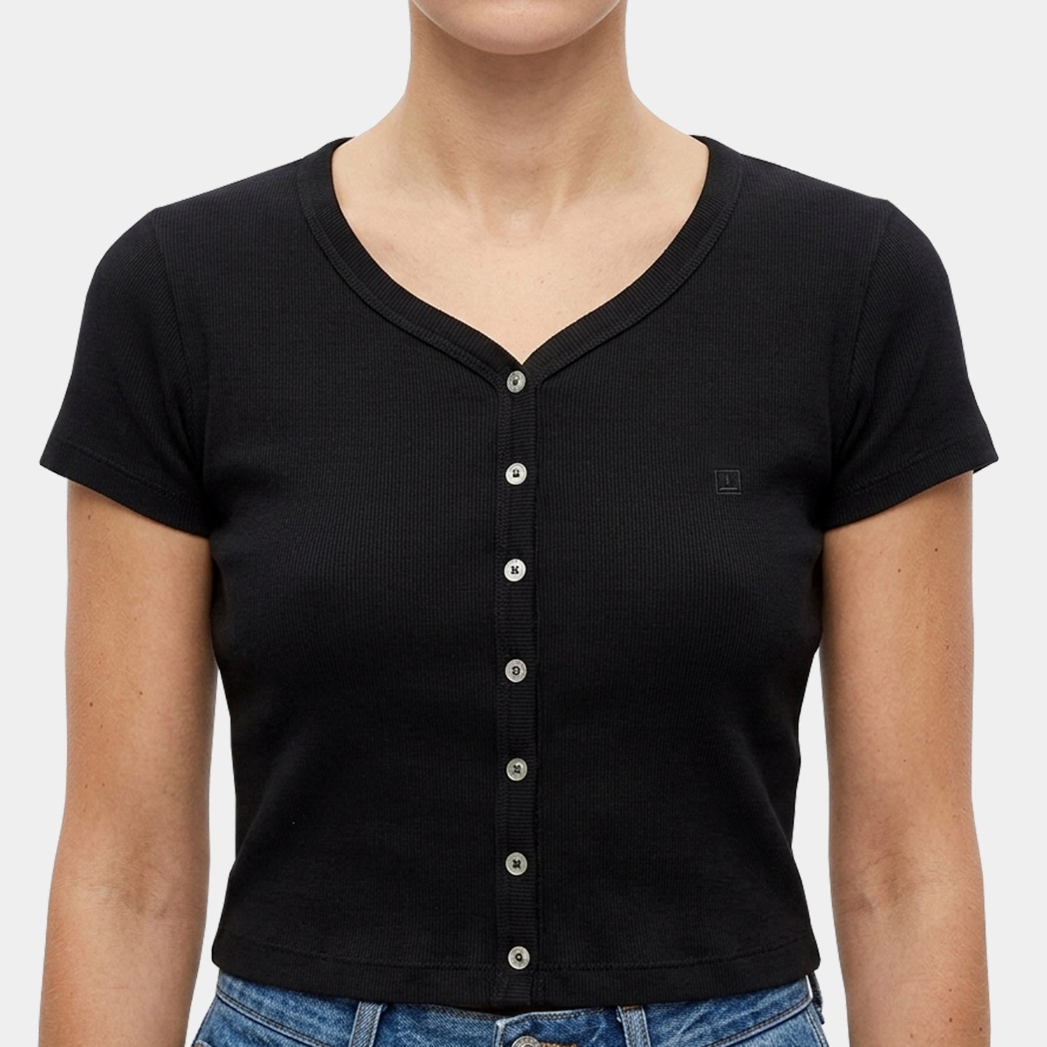 Polo con Botones para Dama - Colección Acanalada