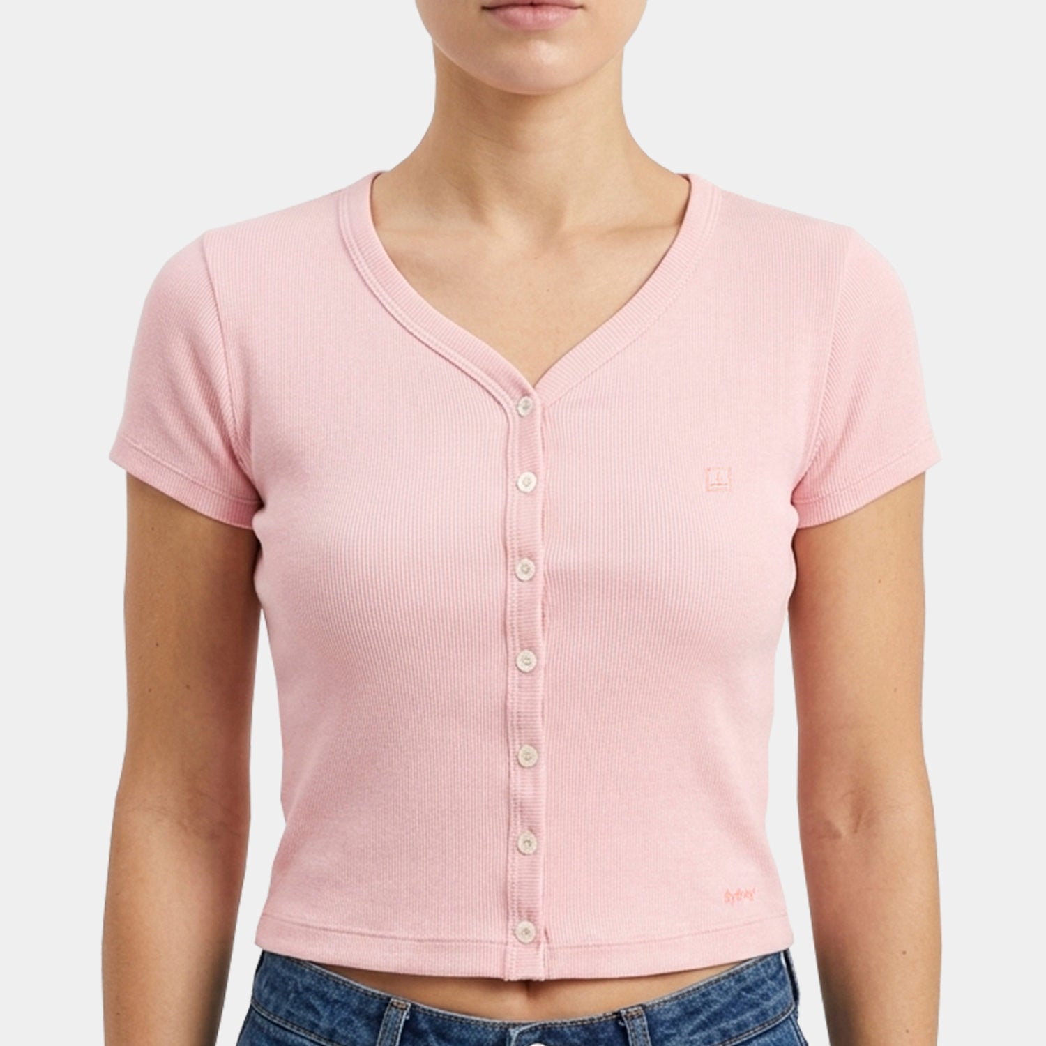 Polo con Botones para Dama - Colección Acanalada