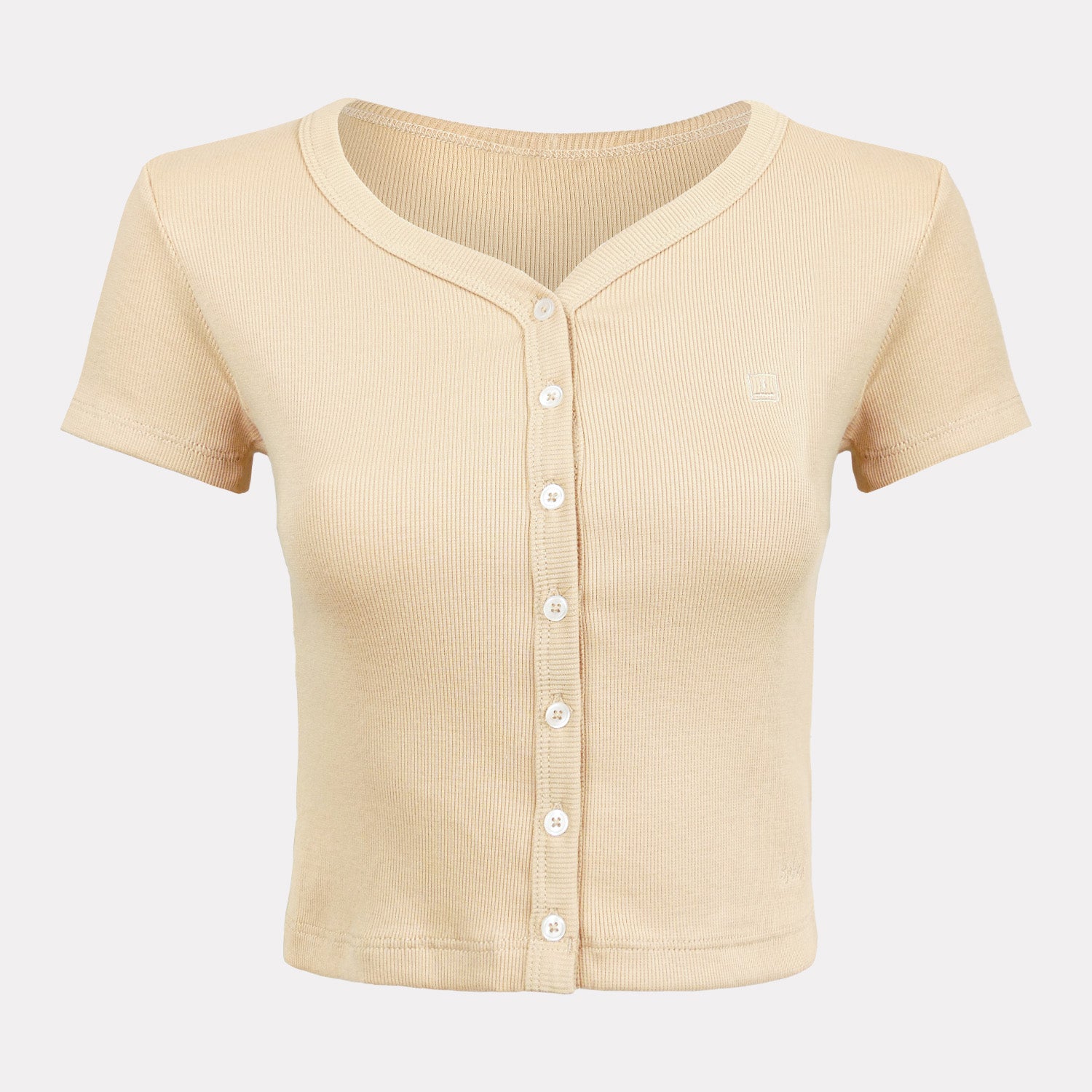 Polo con Botones para Dama - Colección Acanalada