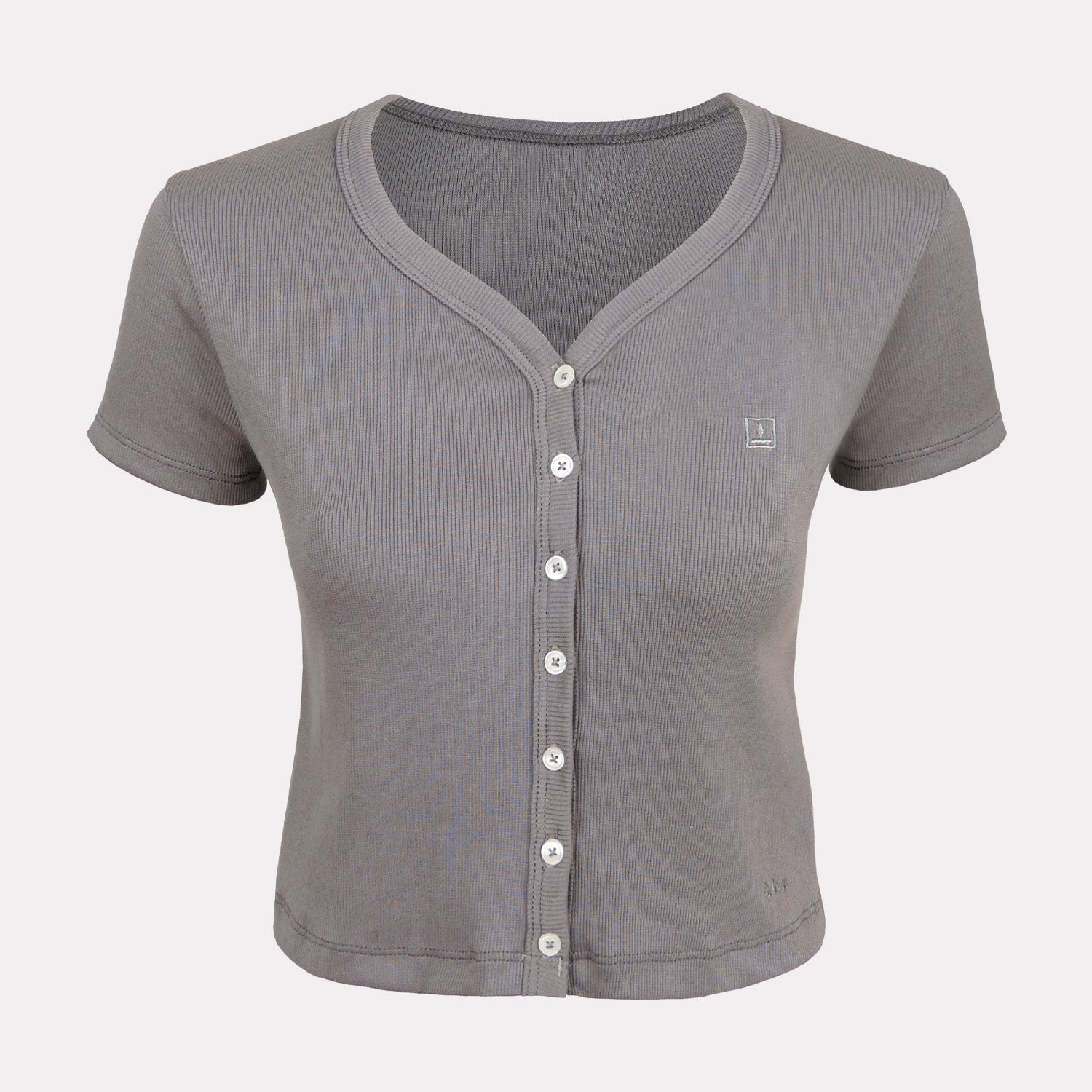 Polo con Botones para Dama - Colección Acanalada