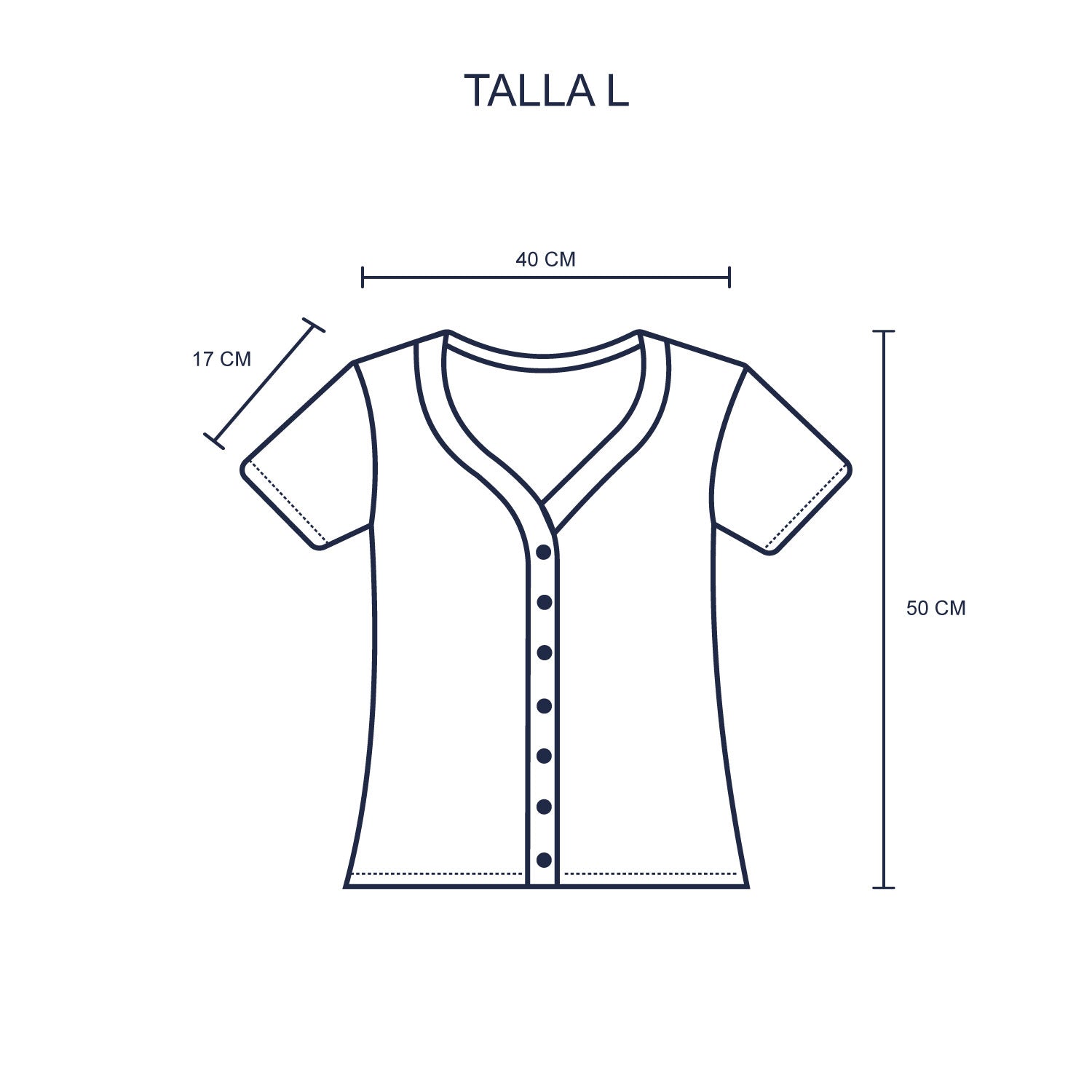 Polo con Botones para Dama - Colección Acanalada