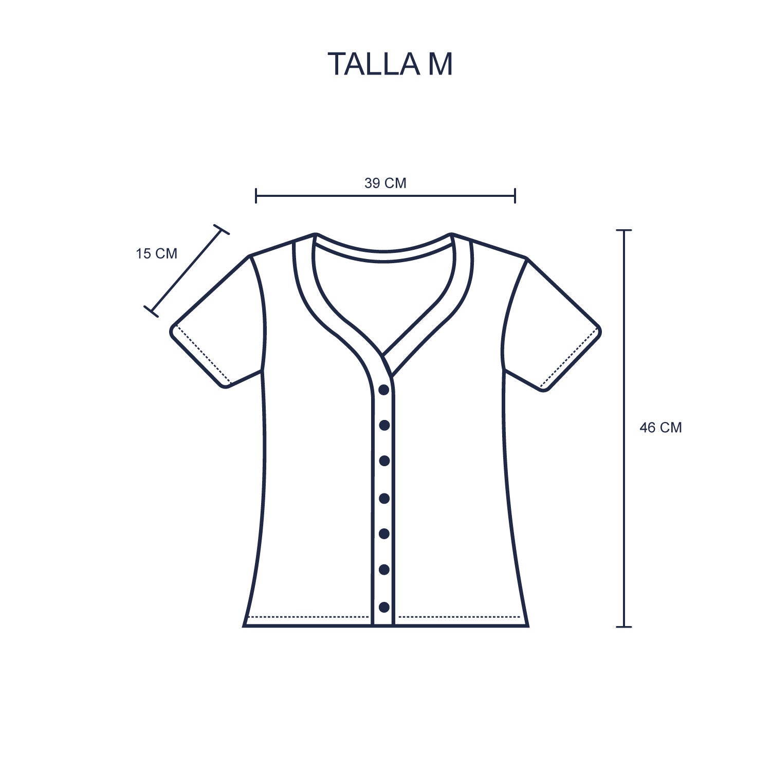 Polo con Botones para Dama - Colección Acanalada