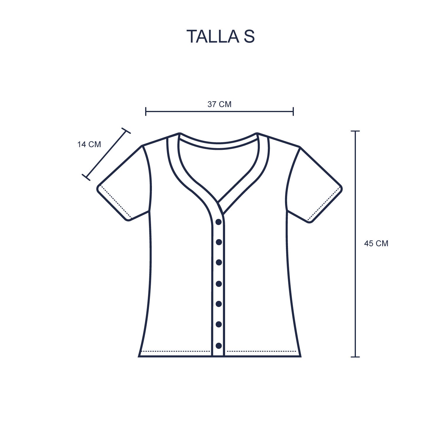 Polo con Botones para Dama - Colección Acanalada