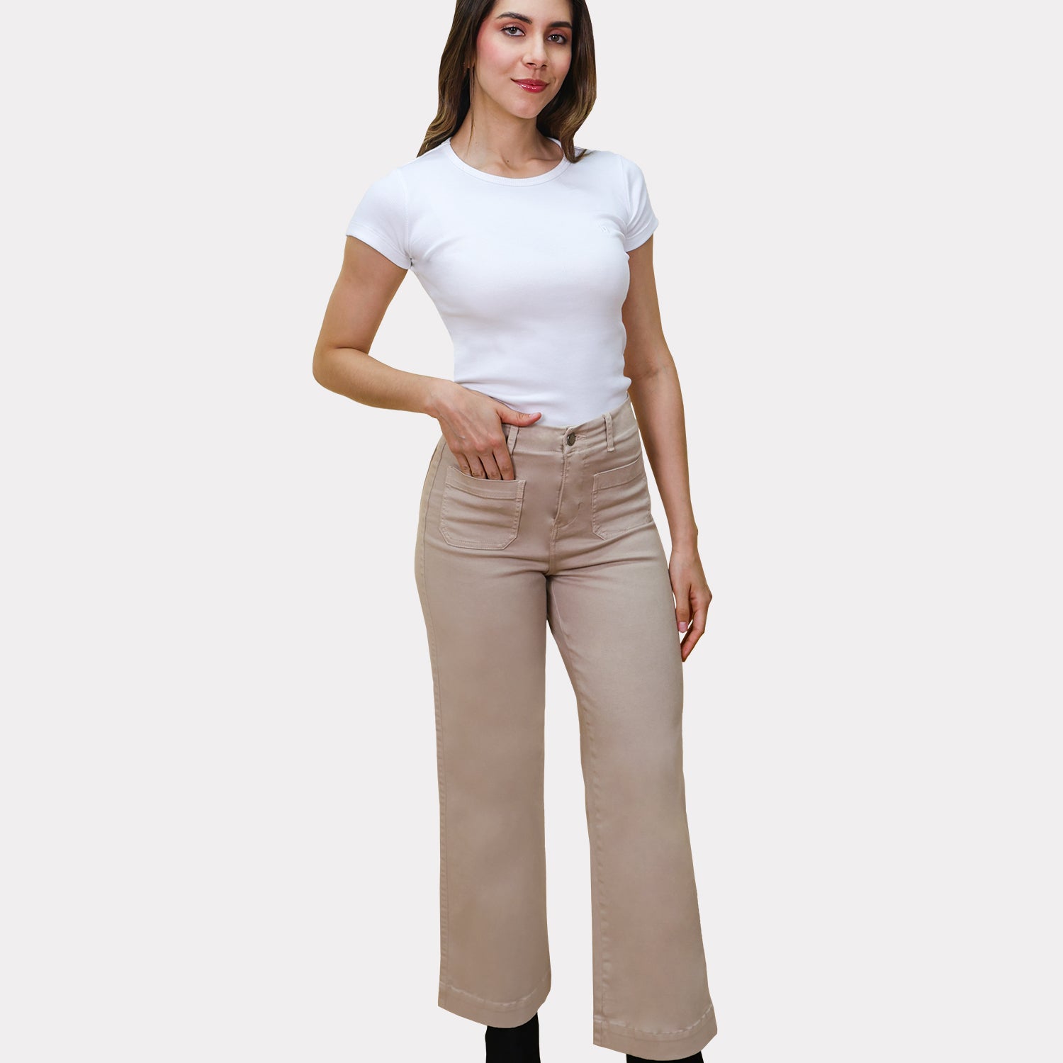 Pantalón Drill para Dama - Pierna amplia