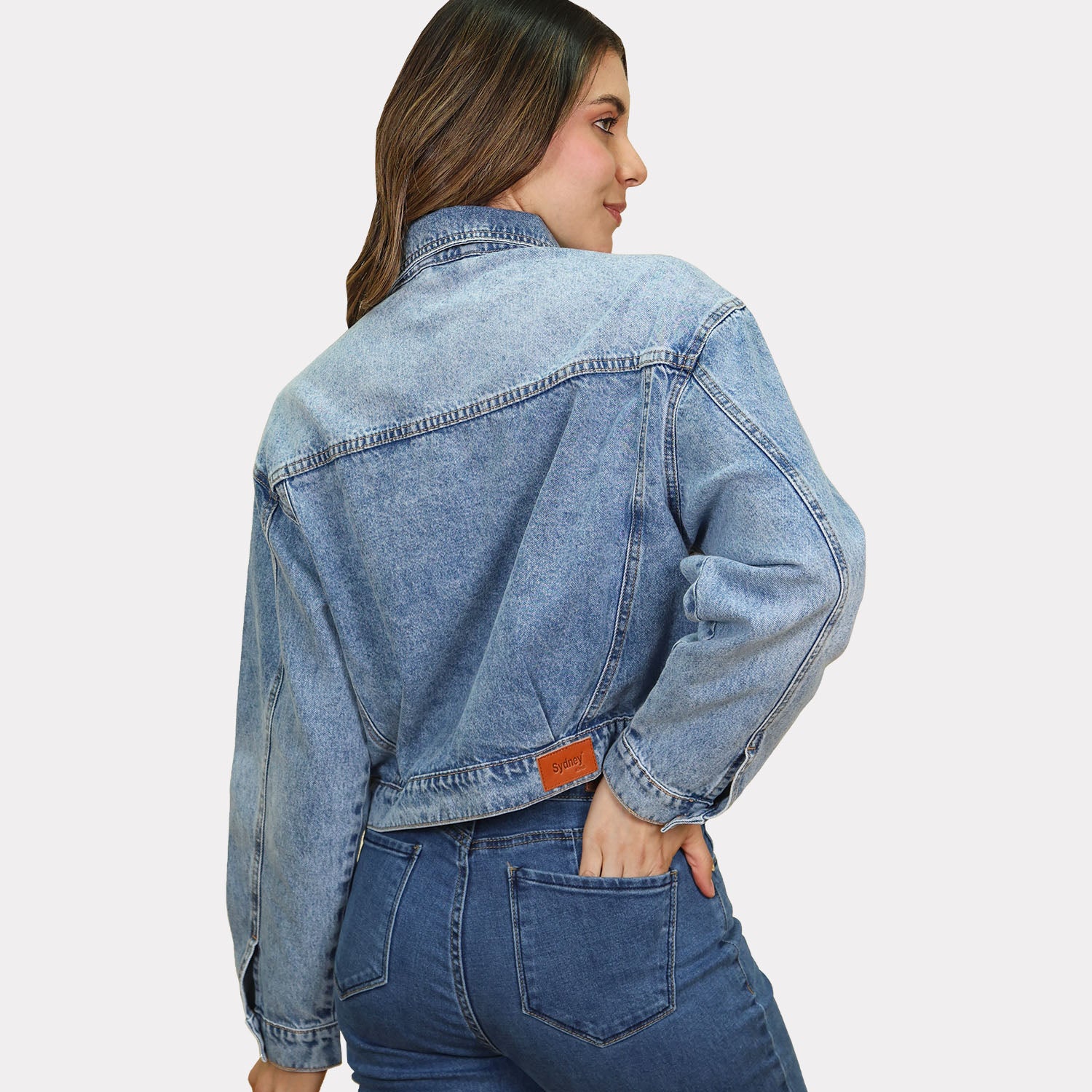 Casaca para Dama Denim - Oversize