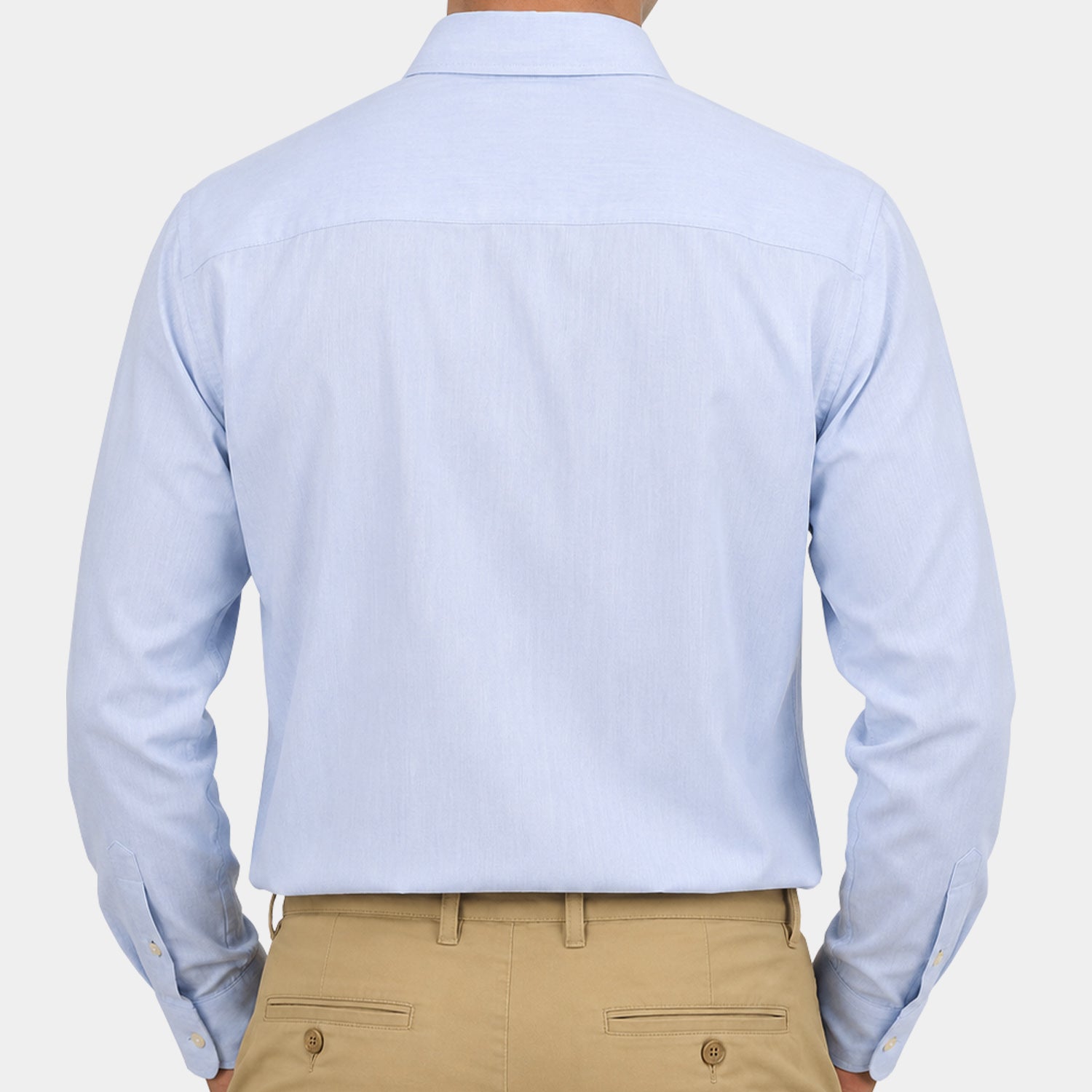 Camisa Jeans Manga Larga Lino para Hombre