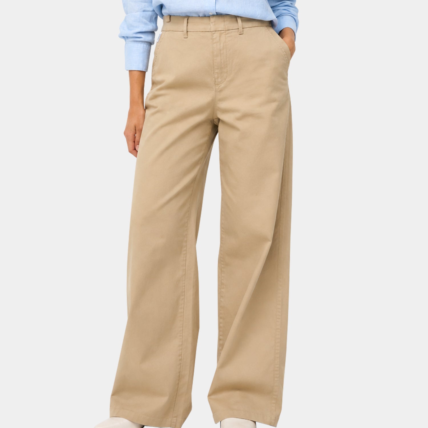 Pantalón para Dama Wide Leg Drill