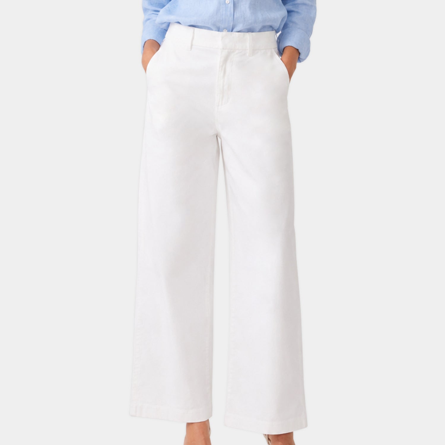Pantalón para Dama Wide Leg Drill