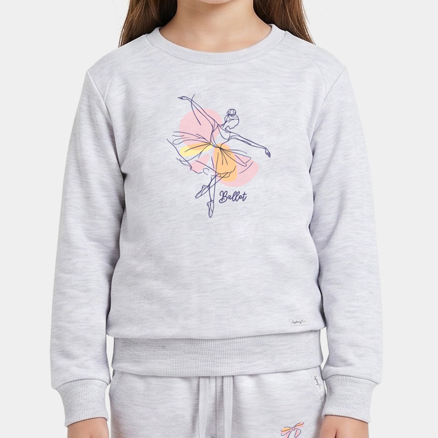 Polera para Niñas Estampada de Media Estación