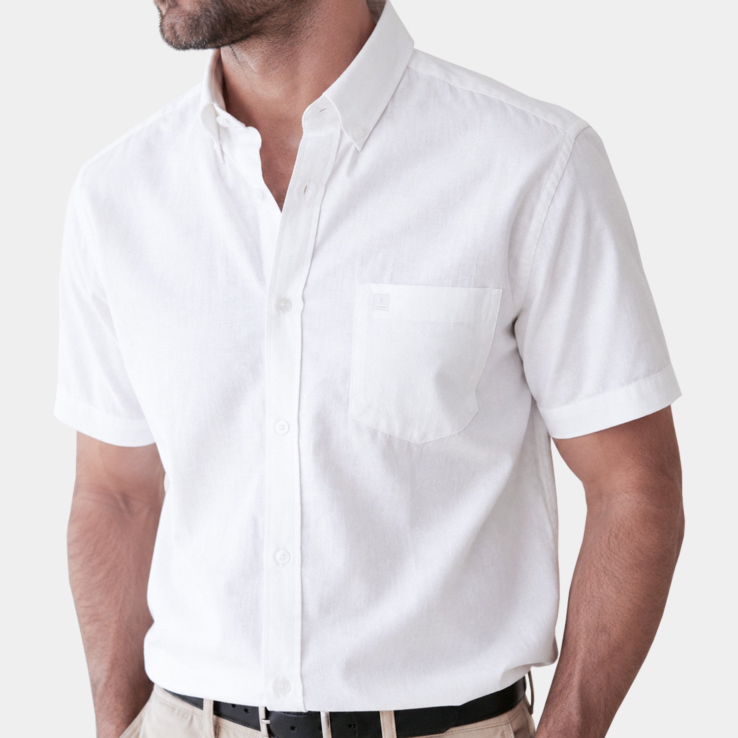 Camisa Jeans Lino para Hombre