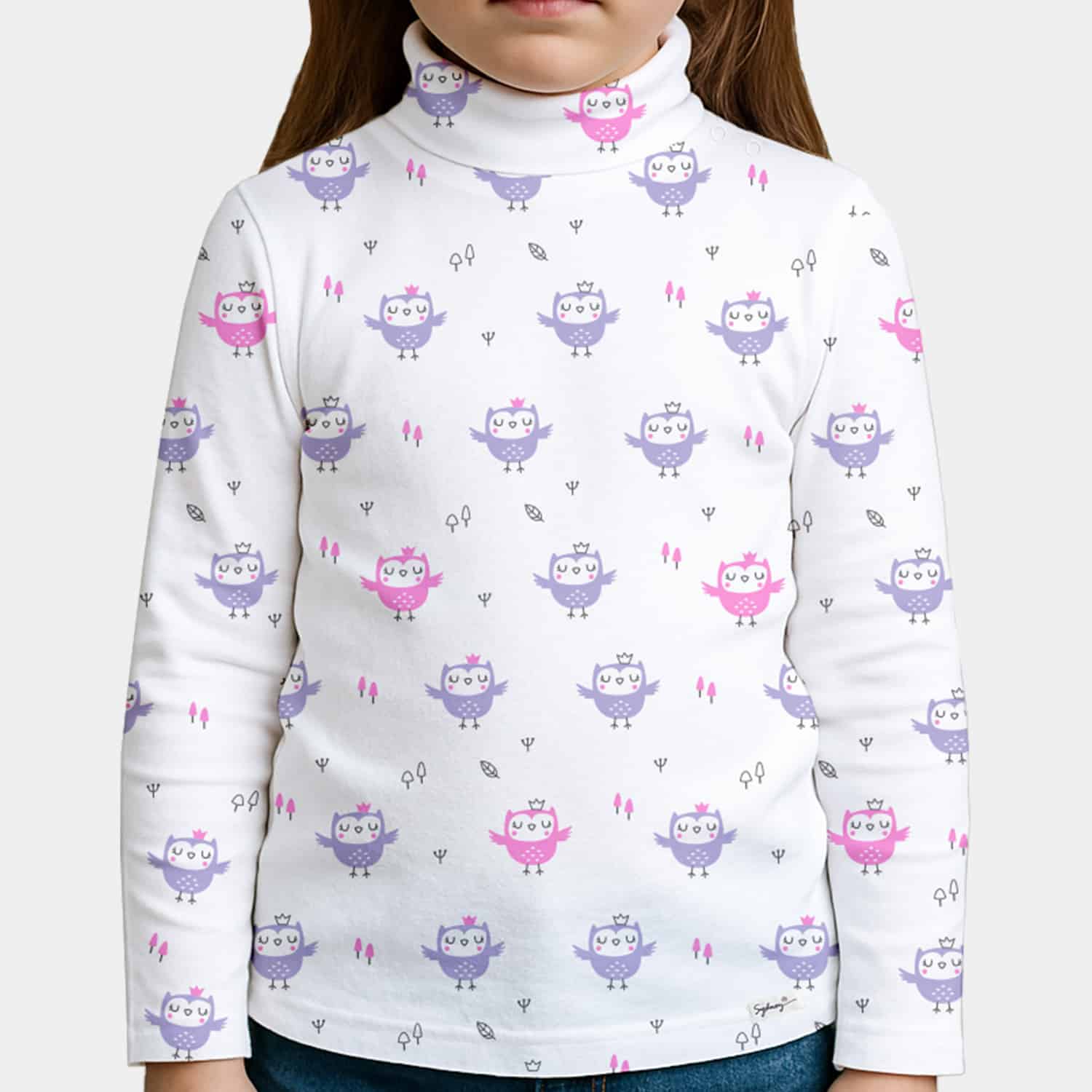 Cafarena Manga Larga  Estampado Unisex Talla 2