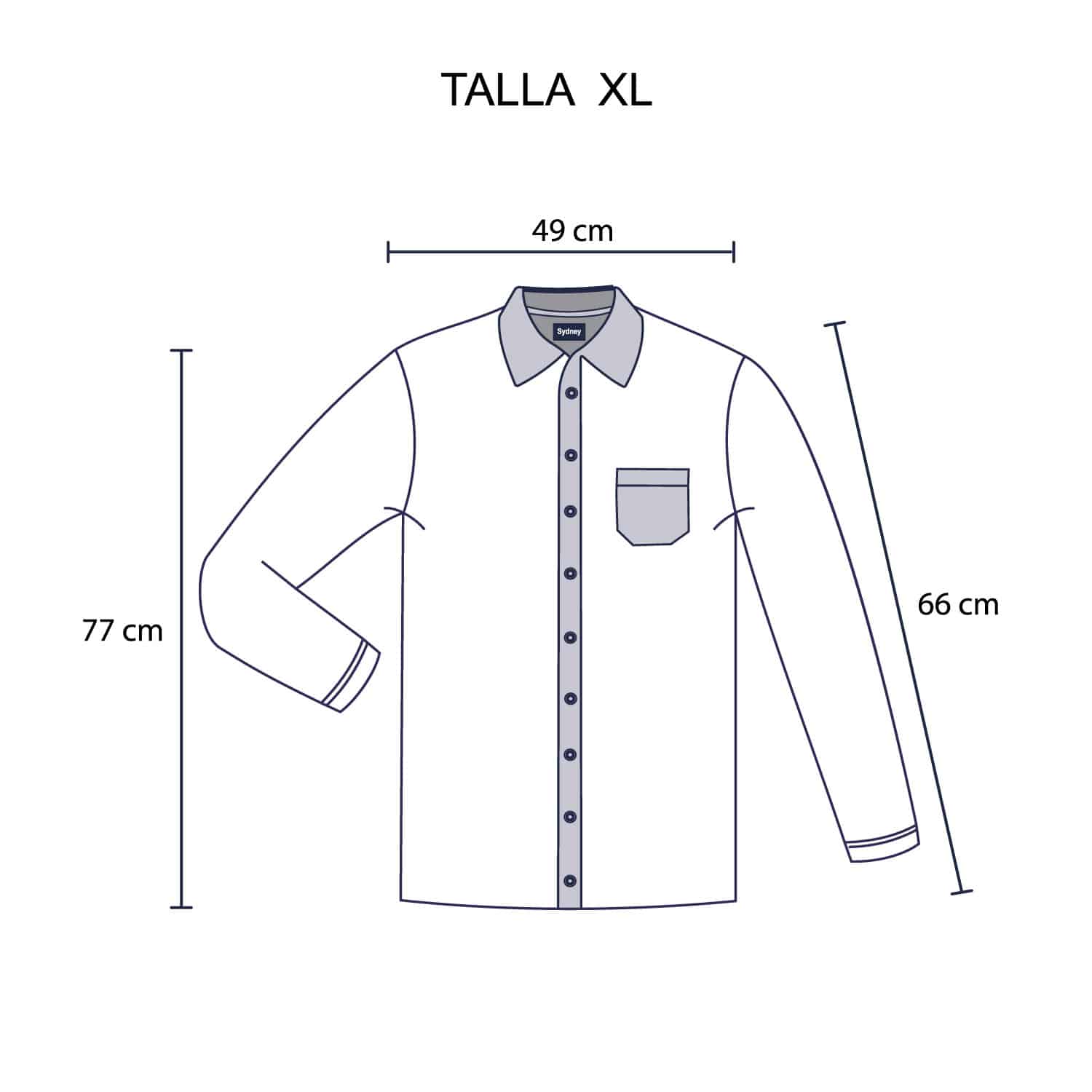 Camisa Villela de Cuadros M/L para Hombre