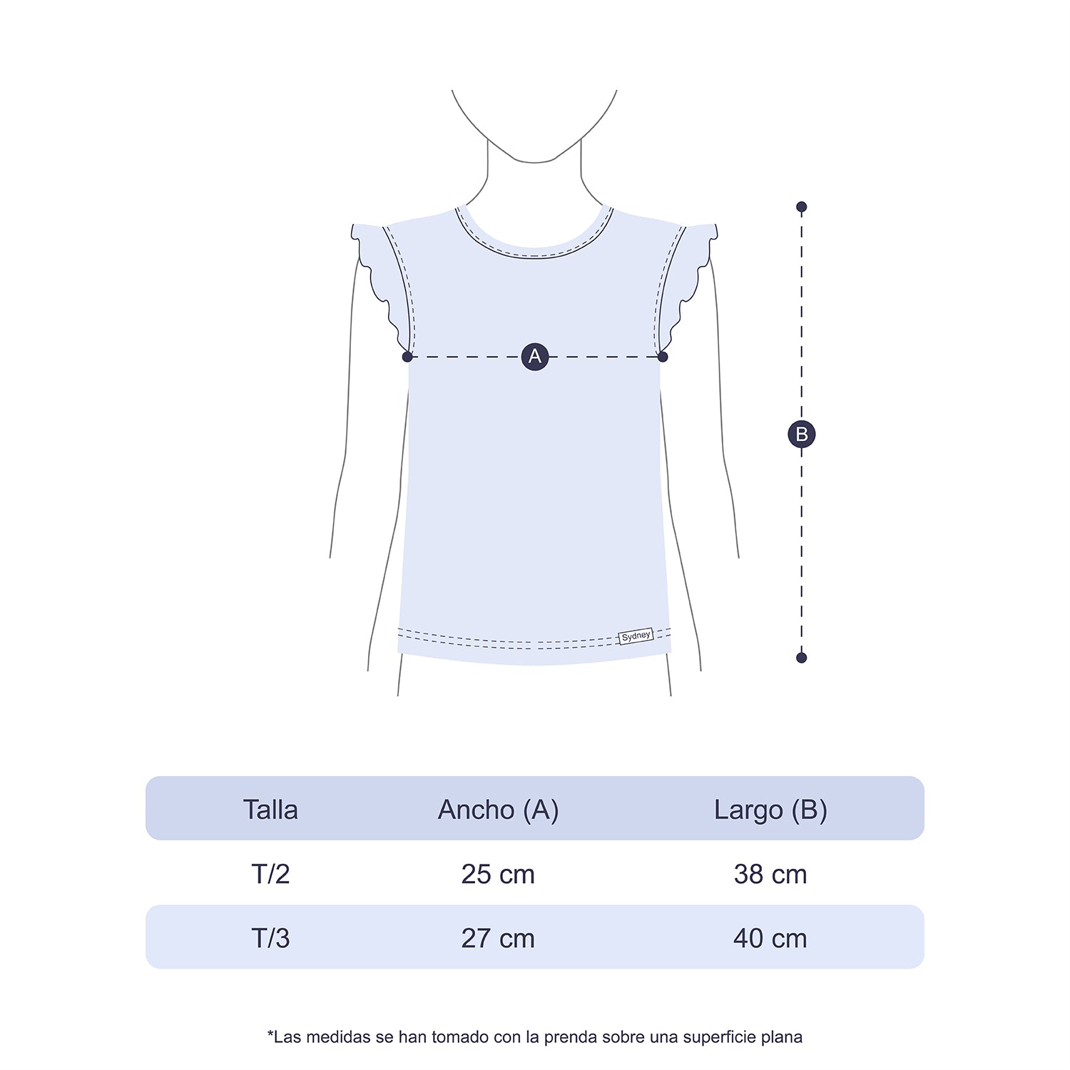Camiseta con Diseños para Niñas Talla - 3