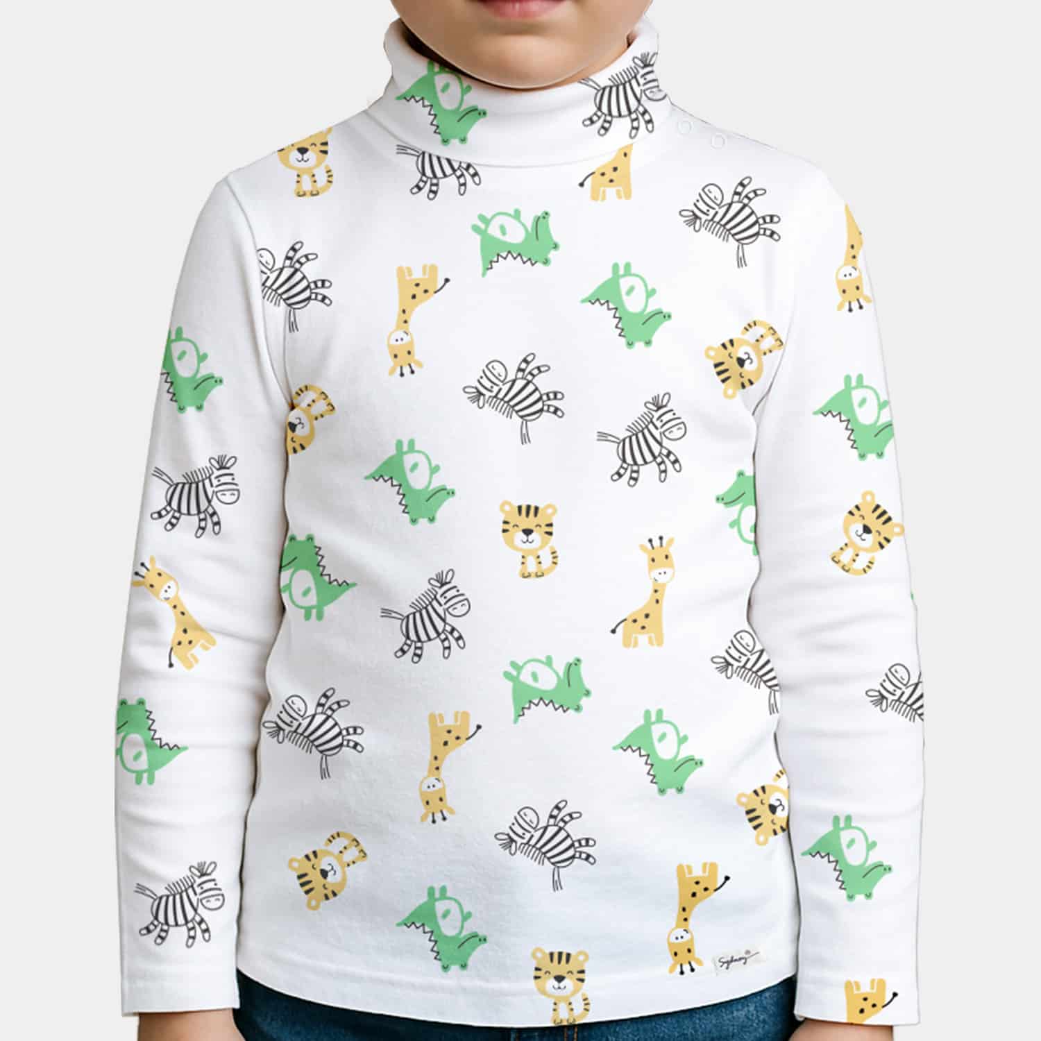 Cafarena Manga Larga  Estampado Unisex Talla 2