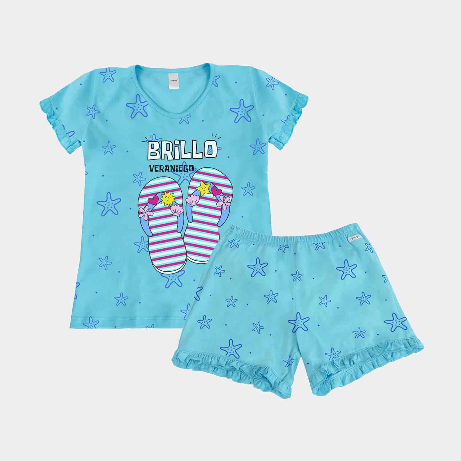 Conjunto Estampado para Verano Niñas