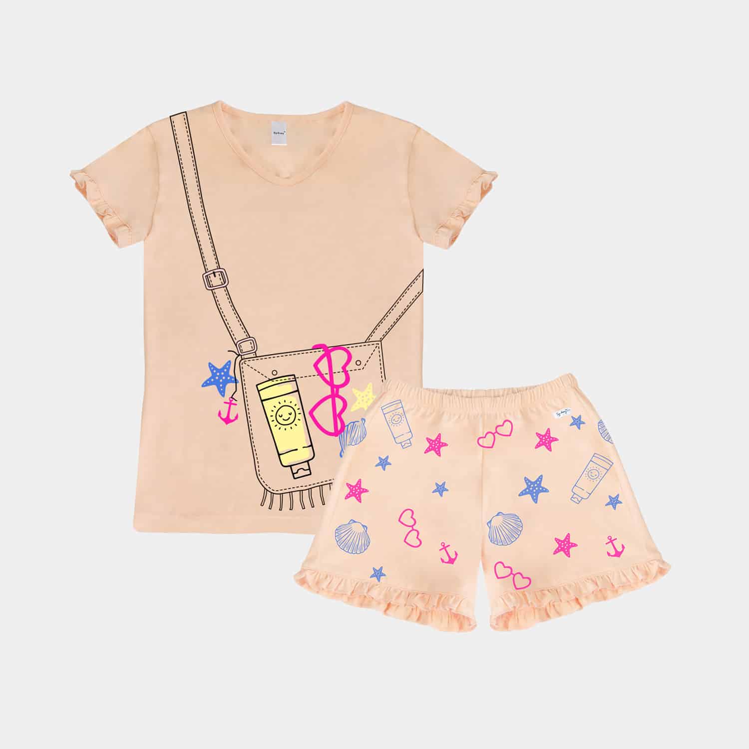 Conjunto Estampado para Verano Niñas