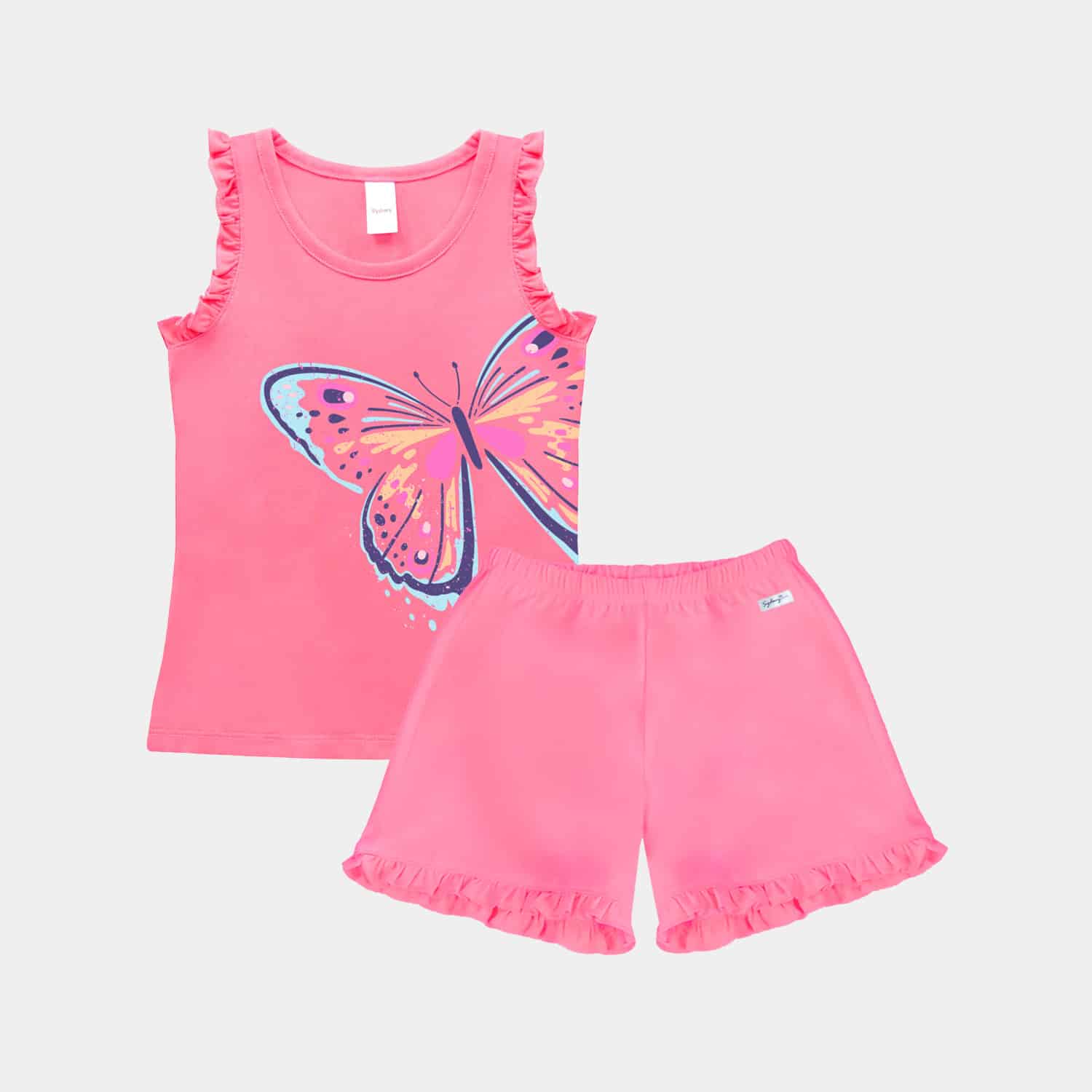 Conjunto de Verano sin Manga para Niñas