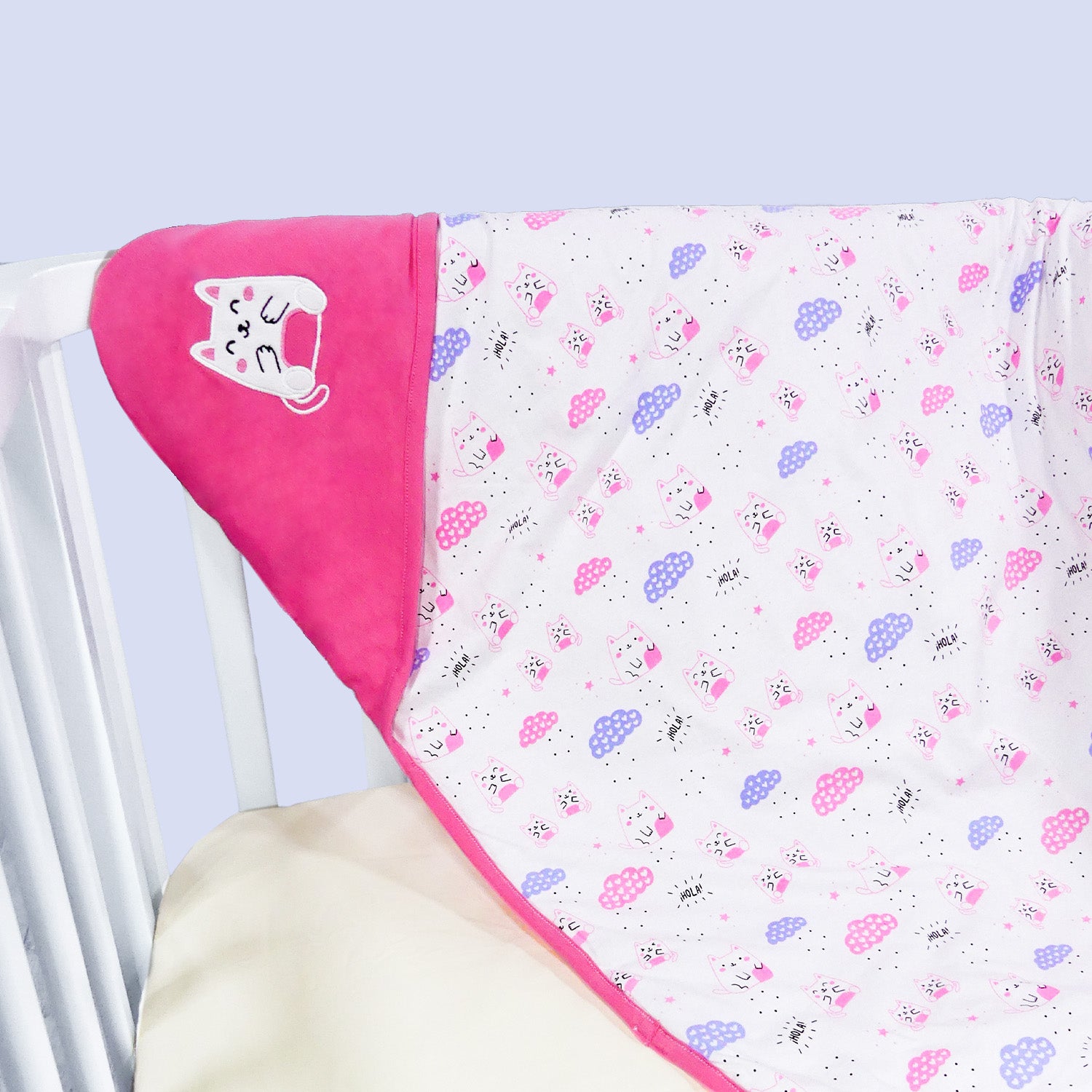 Colcha para Bebés con Capucha 68 X 80 cm