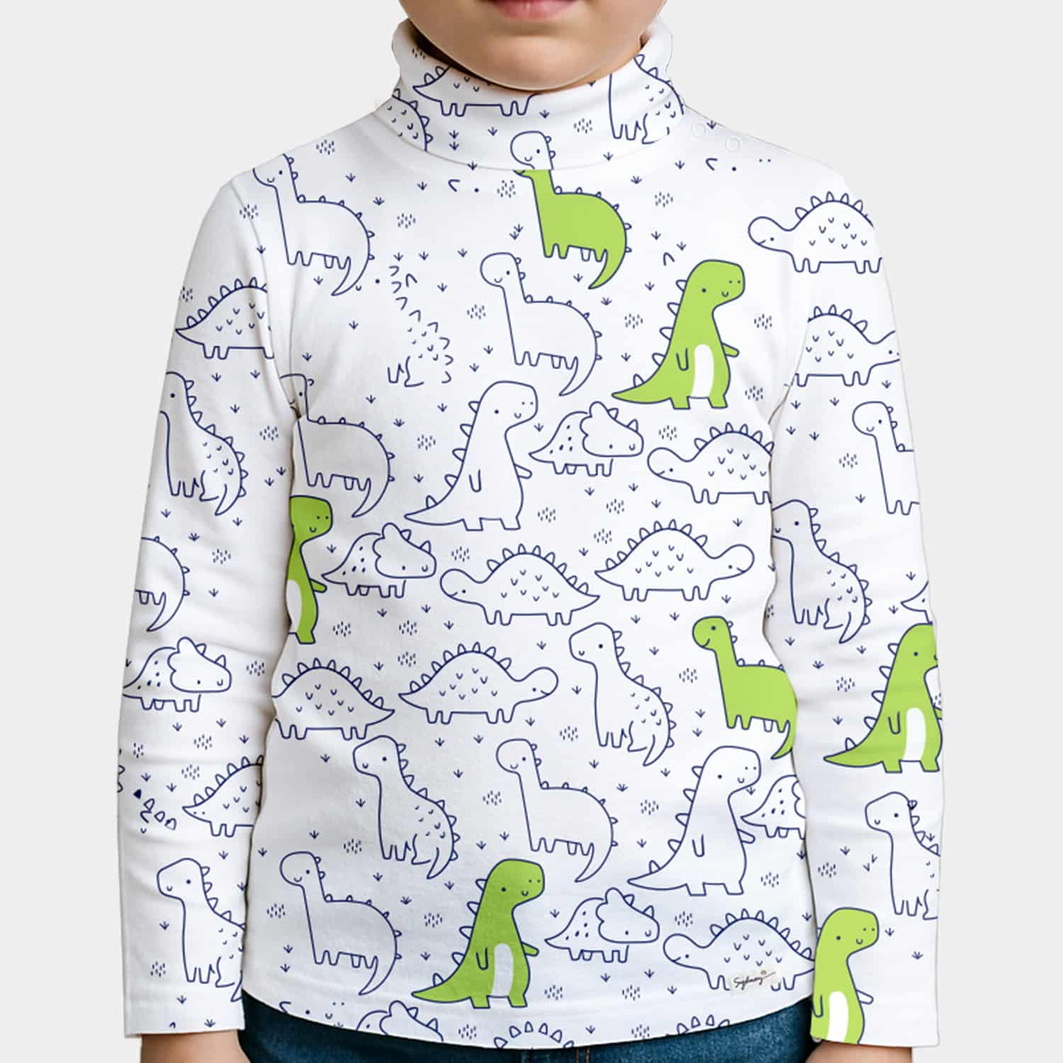 Cafarena Manga Larga  Estampado Unisex Talla 2