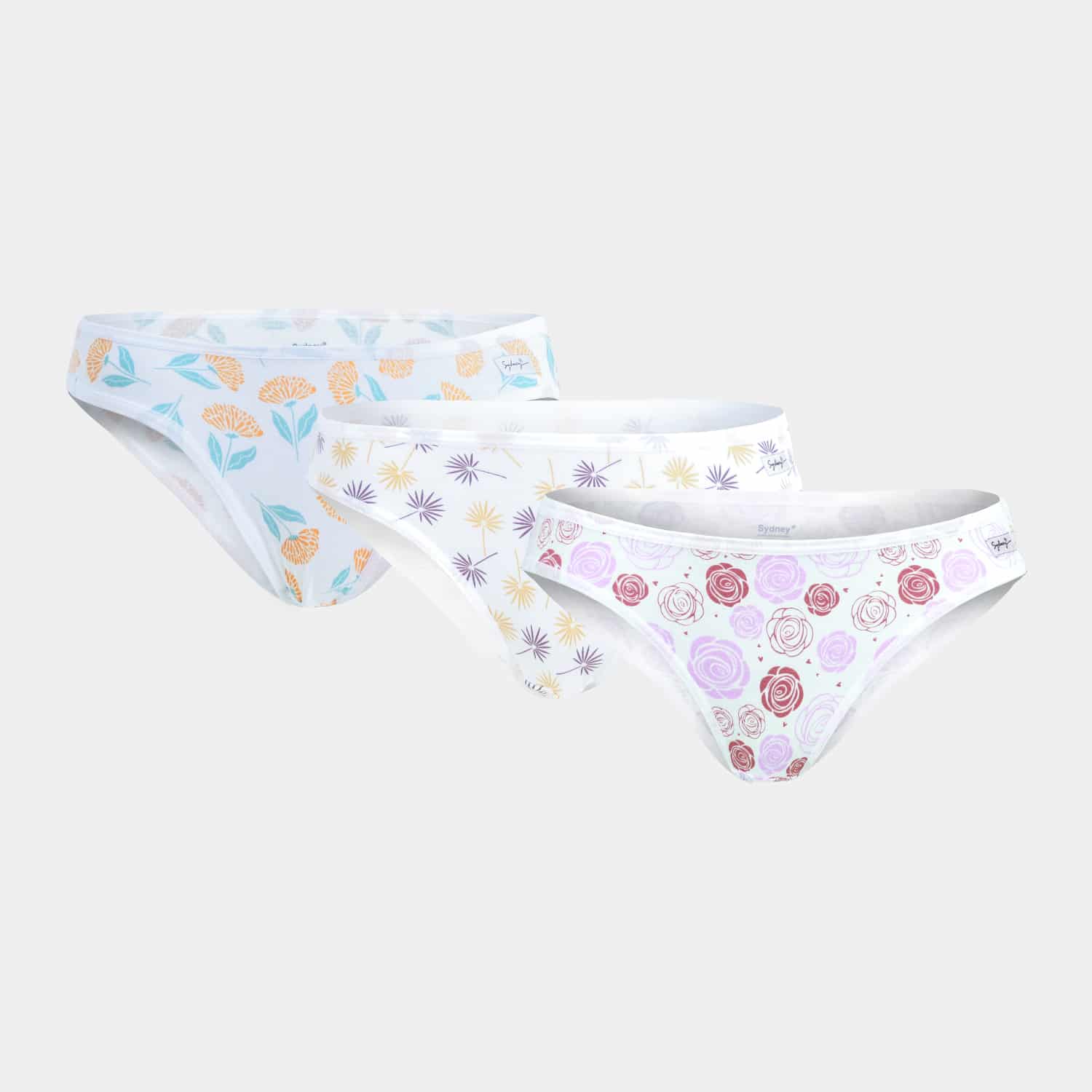 Bikini para Dama Moderno Estampado T-S - M Pack x3