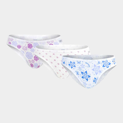 Bikini para Dama Moderno Estampado T-S - M Pack x3