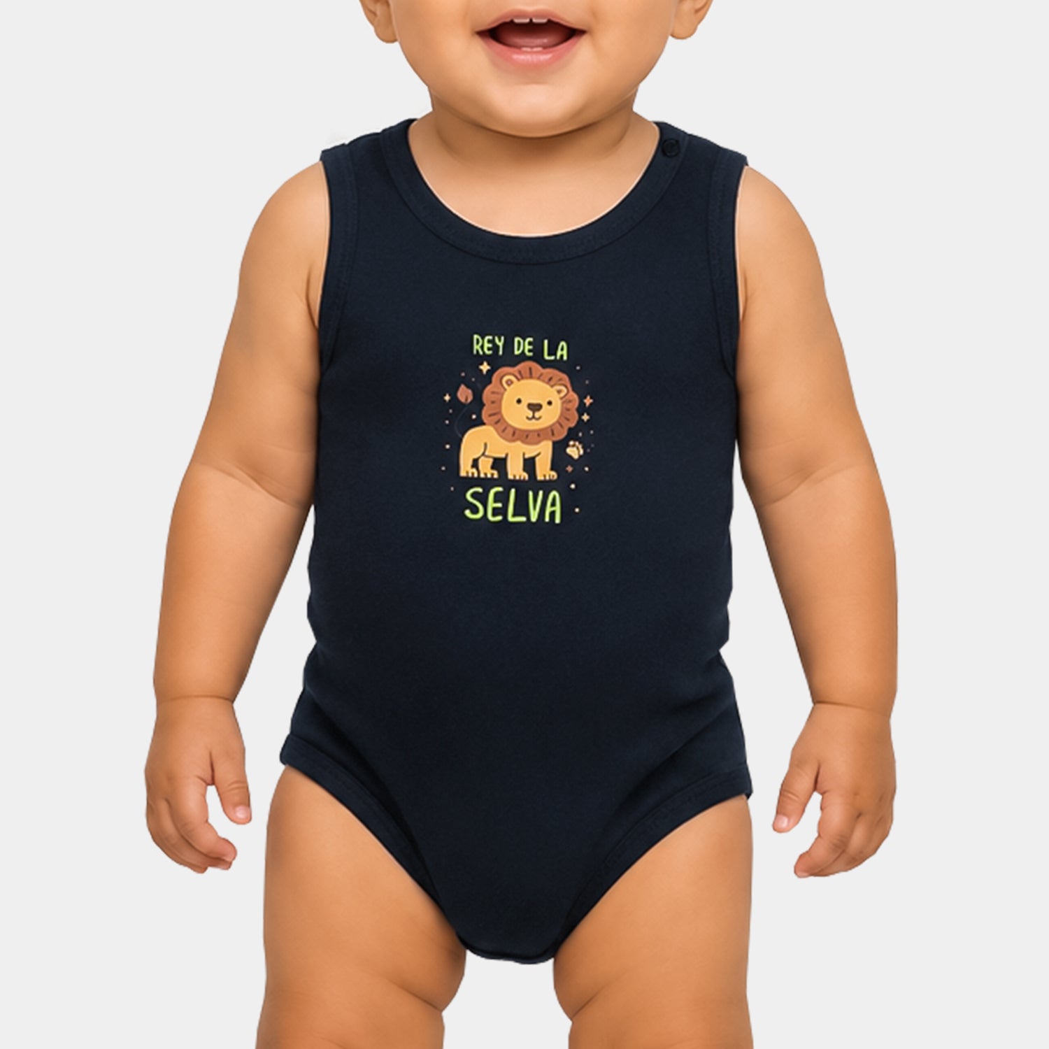 Body con Diseños sin Mangas para Niños Talla - 2