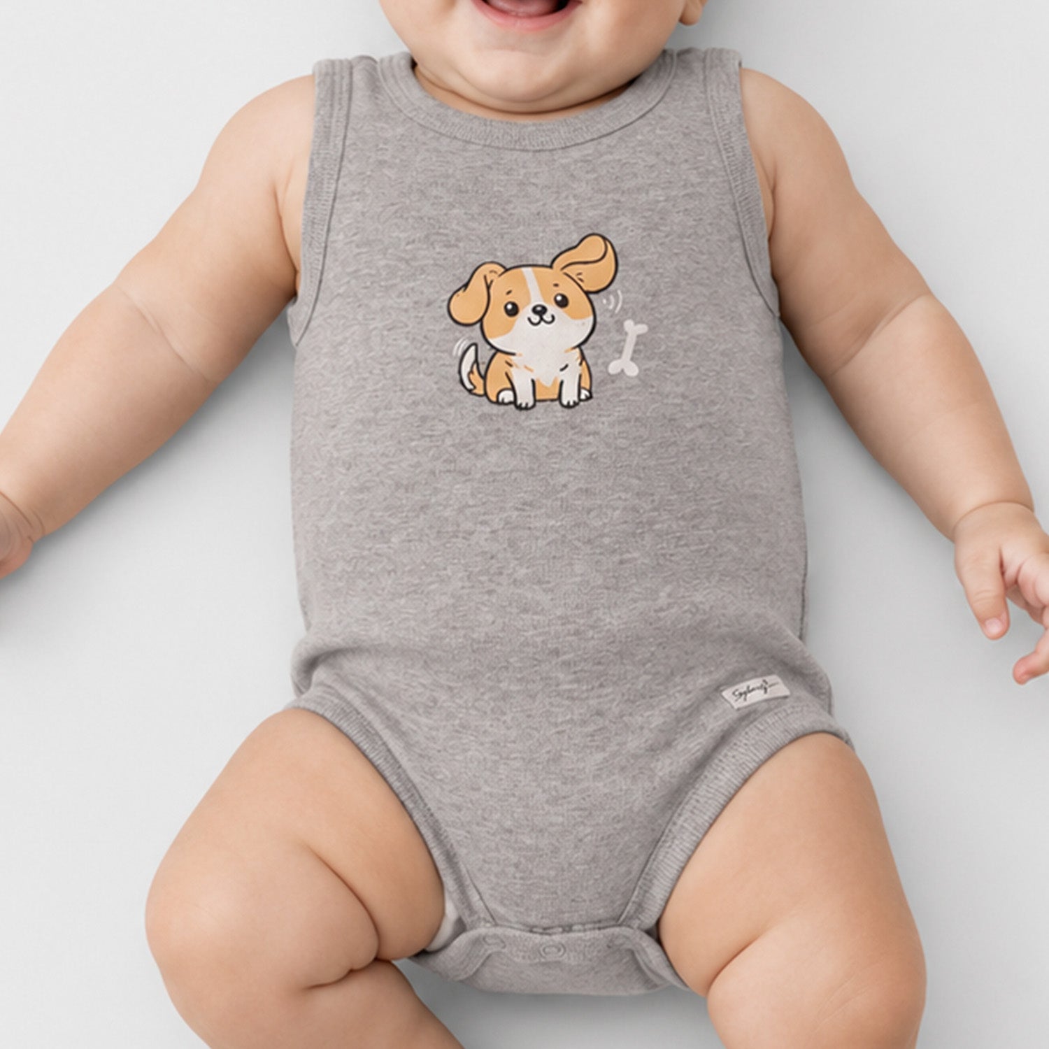 Body con Diseños sin Mangas para Niños Talla - 1