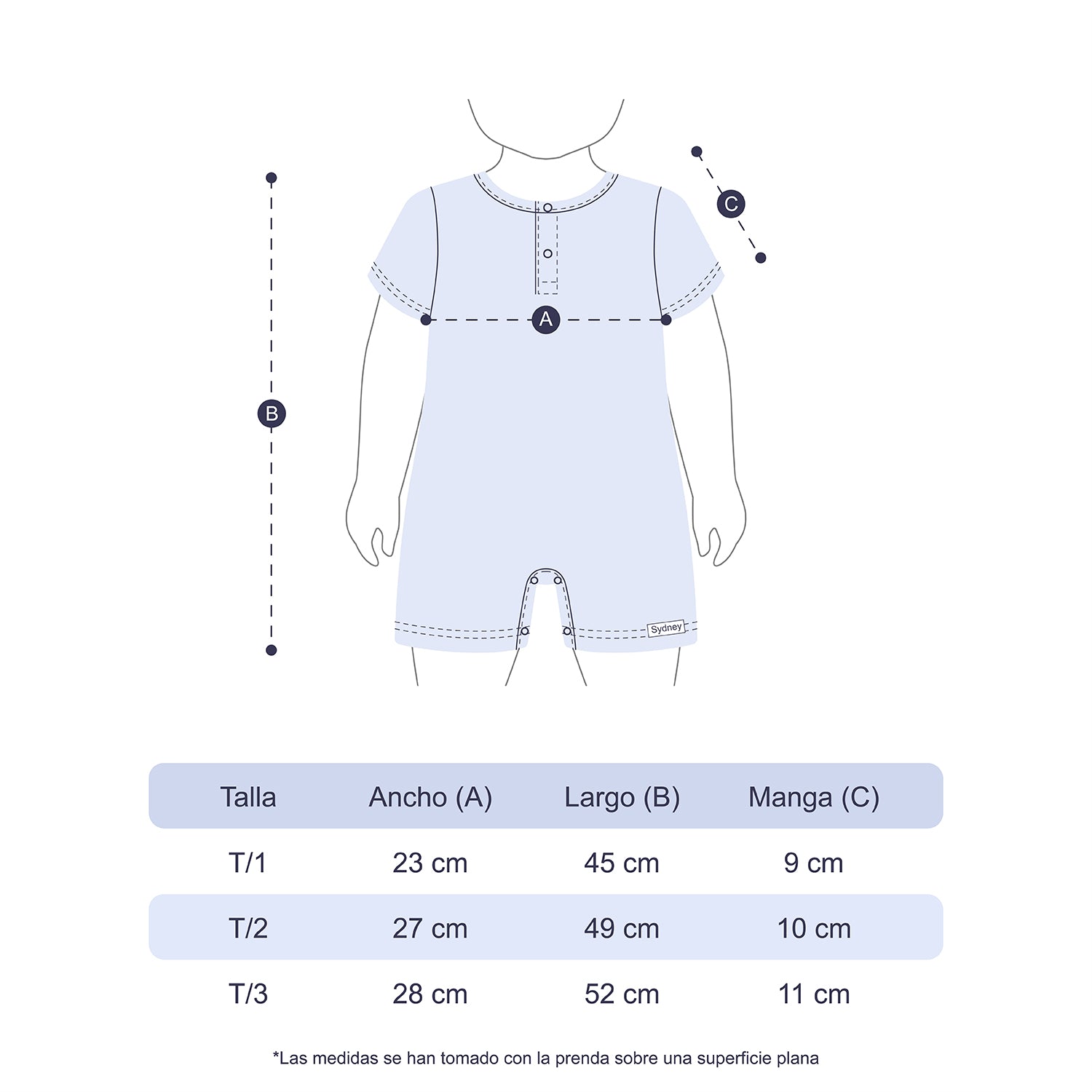 Enterizo para Niños de Verano Talla - 2