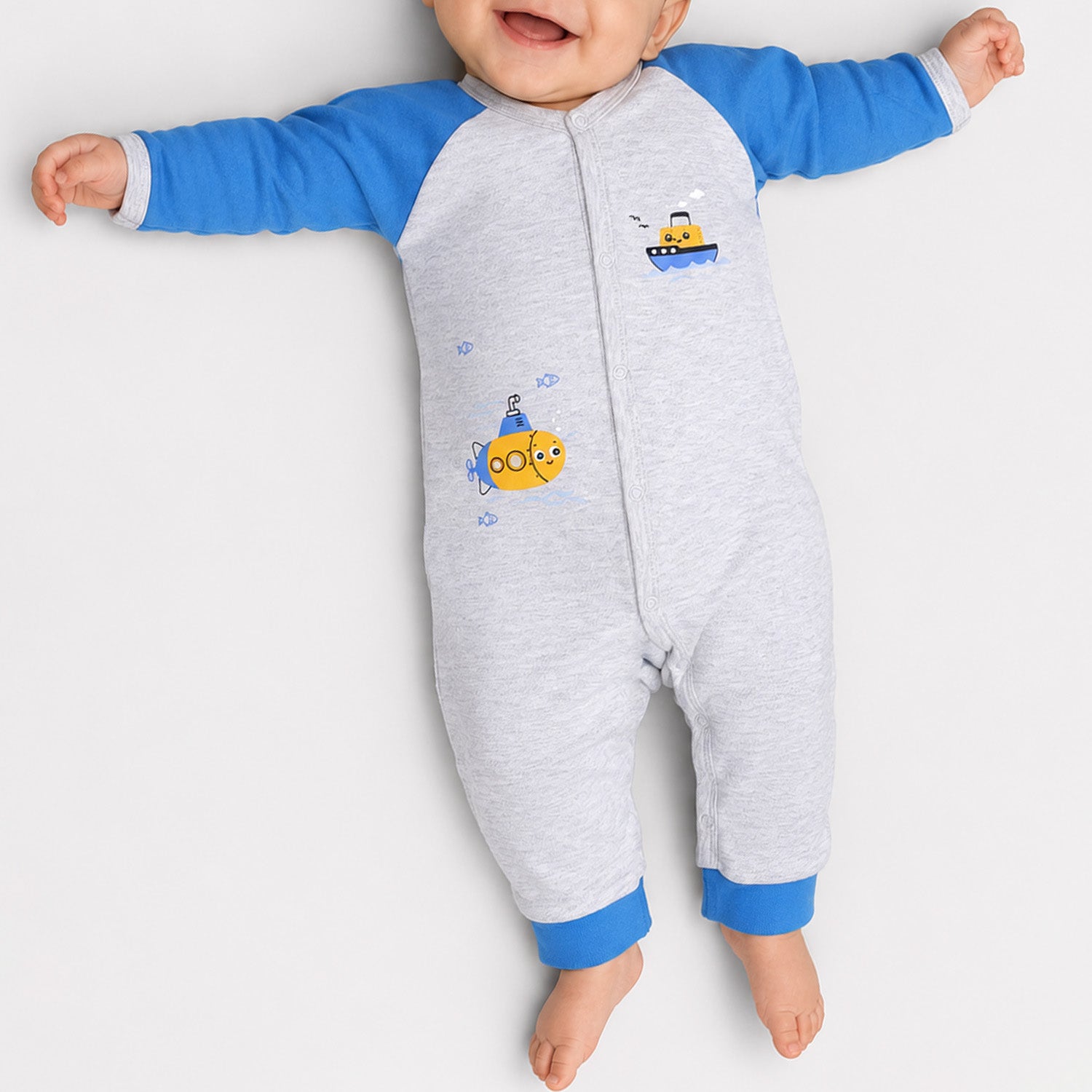 Enterizo Manga Larga con Diseño para Niños Talla - 1