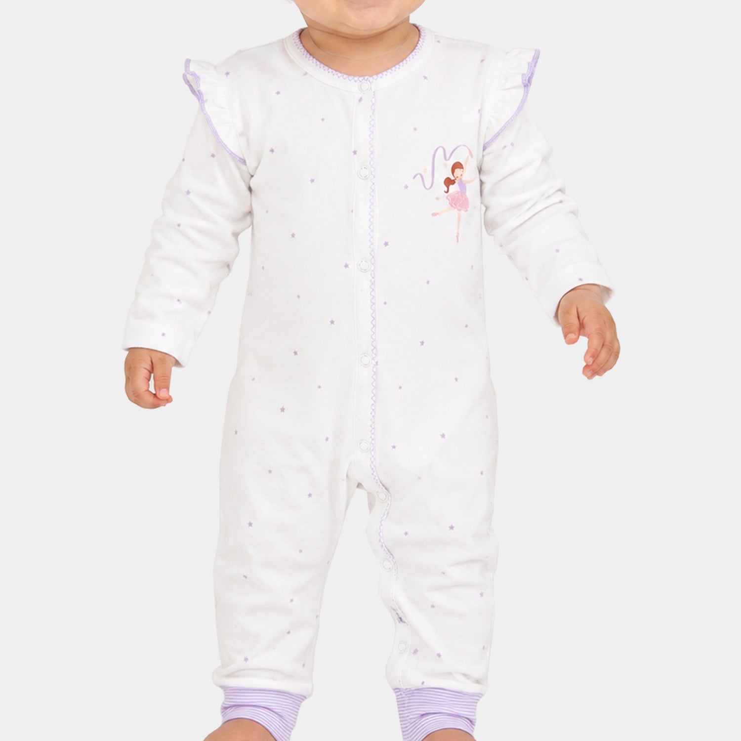 Enterizo Manga Larga con Diseño para Niñas Talla - 2