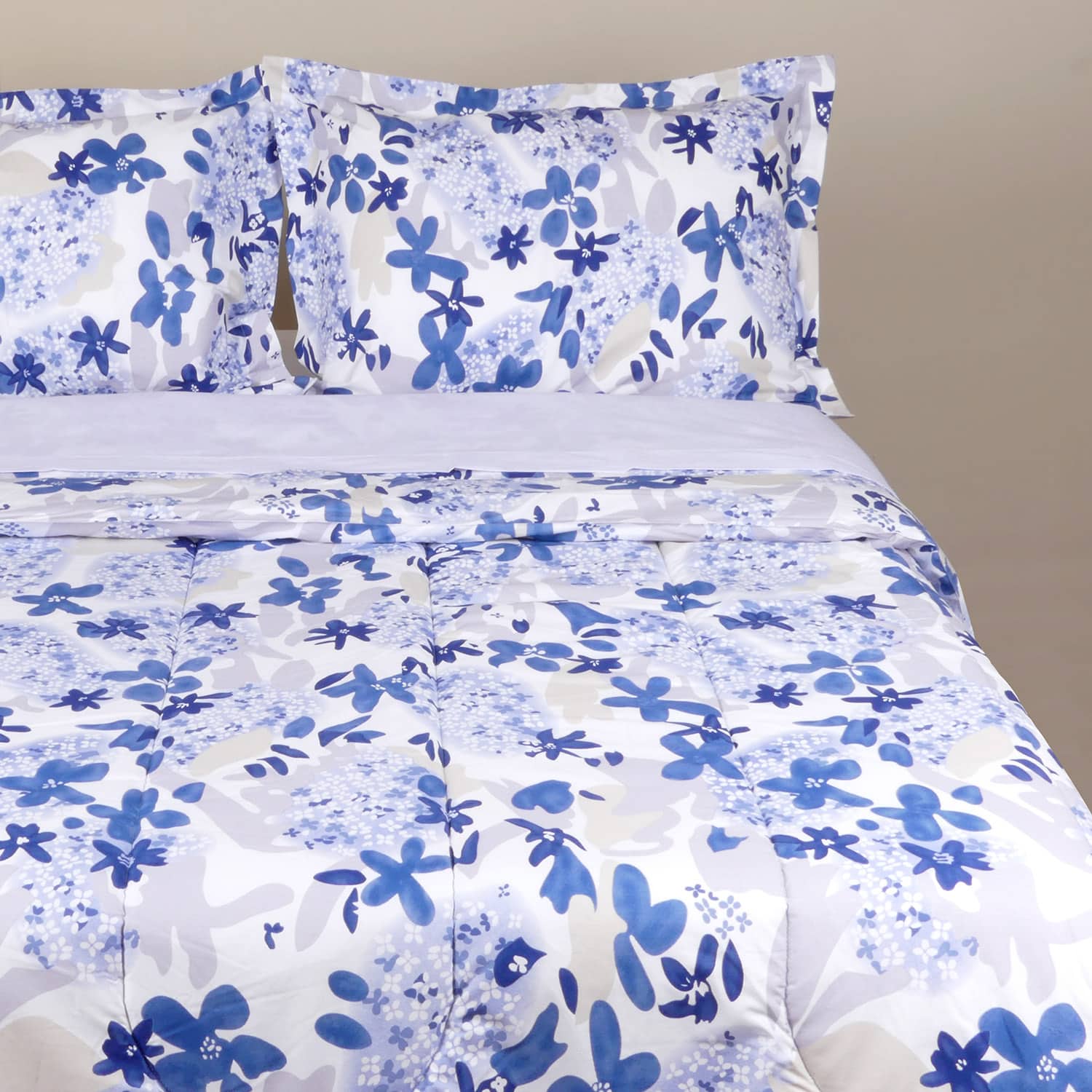 Edredón Antialérgico Pétalos Azules